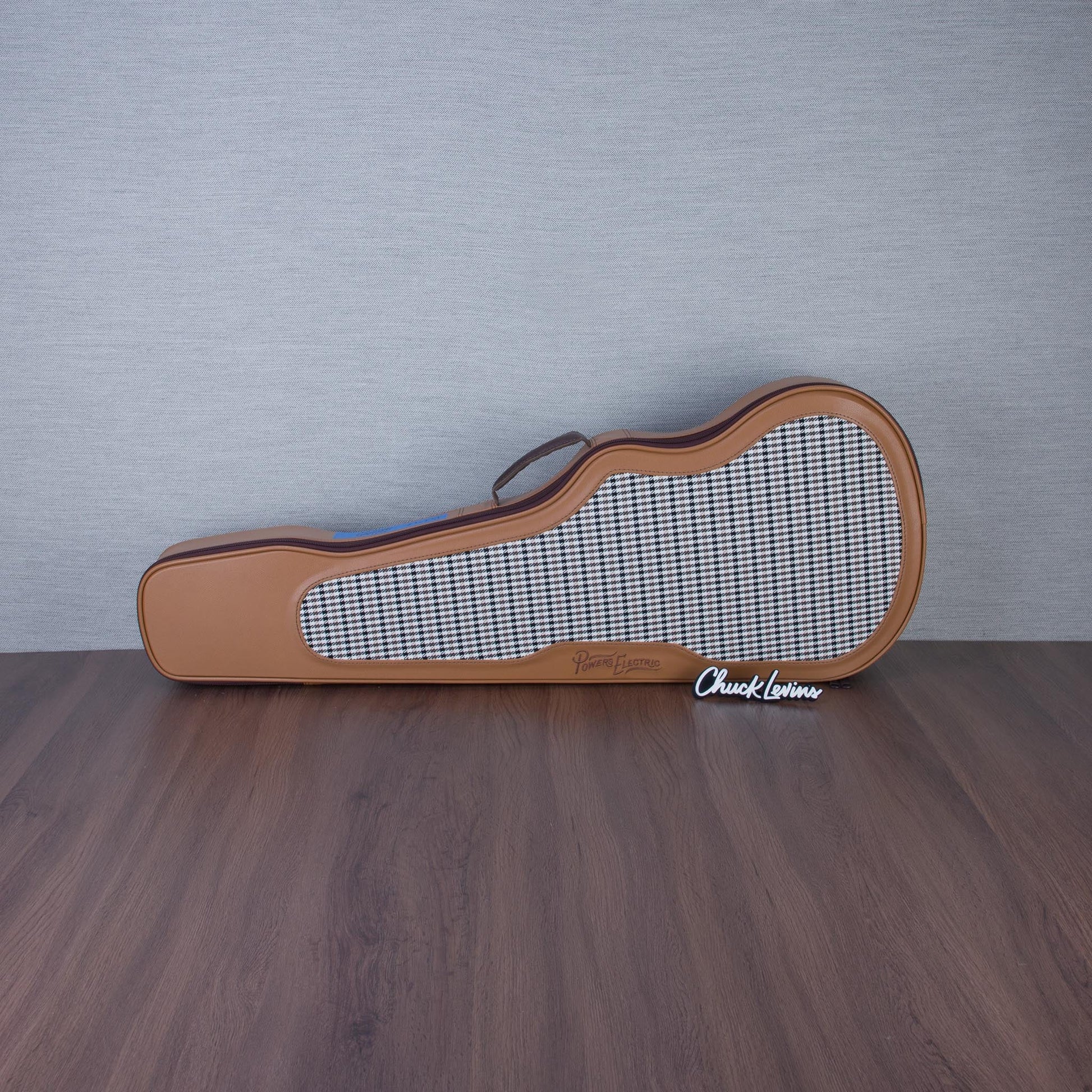 Powers Electric A-Type Electric Guitar - Wild Honey Burst - #B142