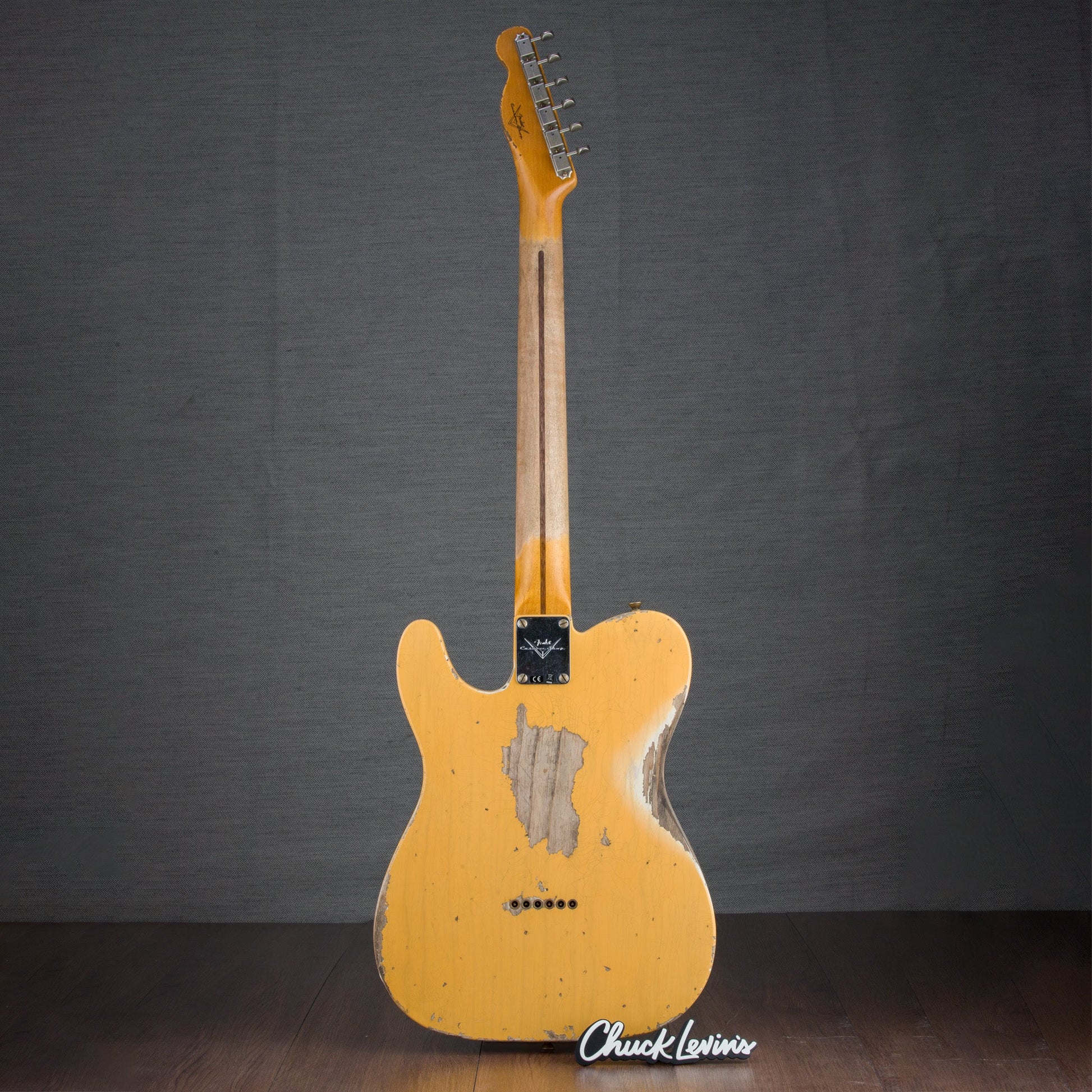 Fender Custom Shop 1950 Double Esquire Heavy Relic Electric Guitar - Aged Nocaster Blonde