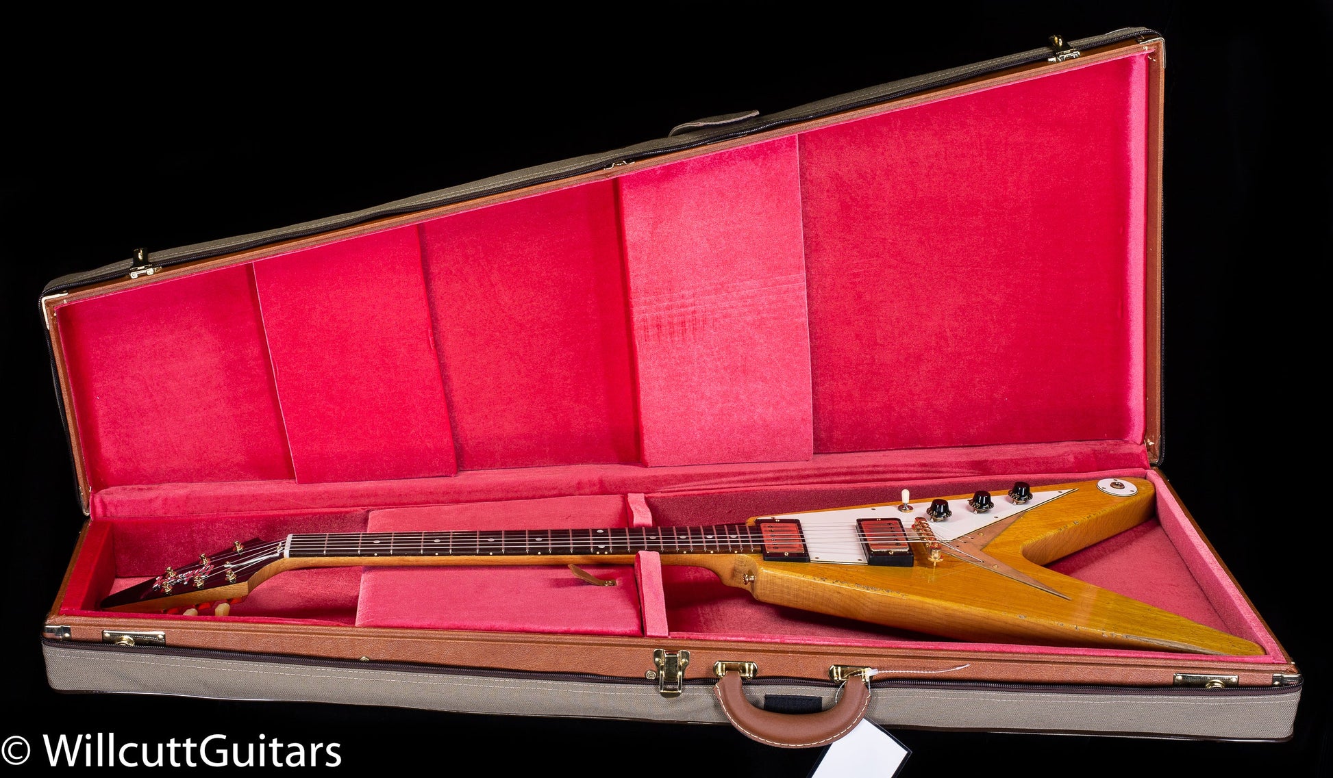 Gibson Custom Shop '58 Korina Flying V Brazilian Rosewood Murphy Lab