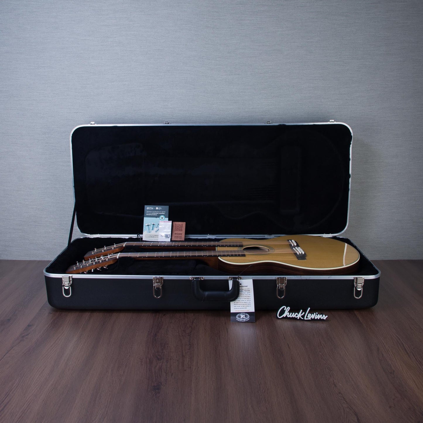 Martin Grand J-28E Double Neck Rosewood/Spruce Acoustic Electric Guitar - #M3015671