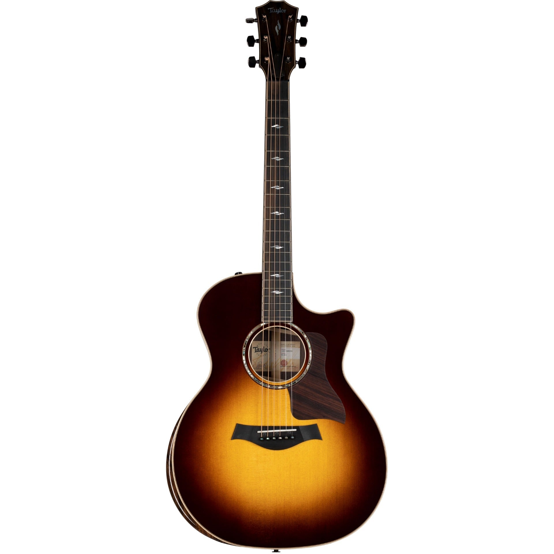 Taylor 814CE Grand Auditorium Acoustic Electric Guitar, Tobacco Sunburst