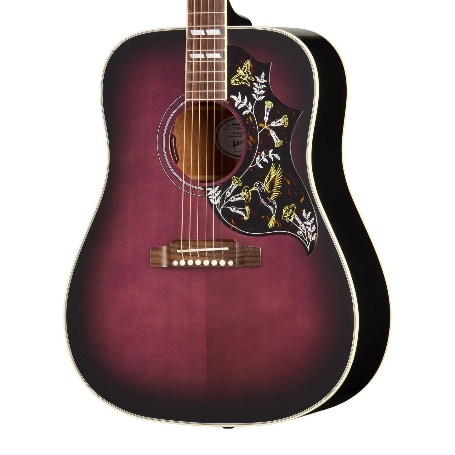 Gibson Hummingbird Standard Mahogany/Spruce Acoustic Electric Guitar - Purple Burst