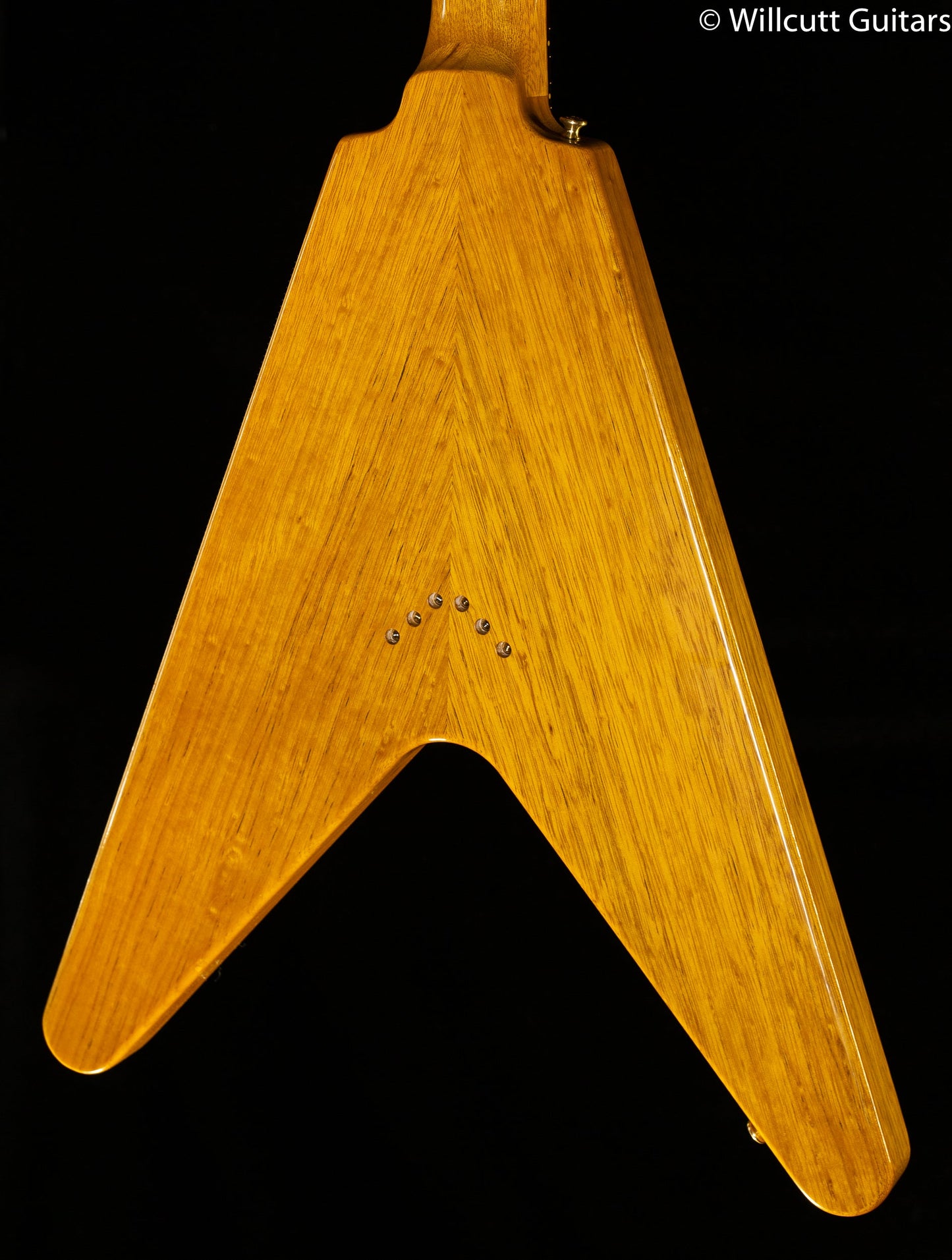 Gibson 1958 Korina Flying V Black Pickguard