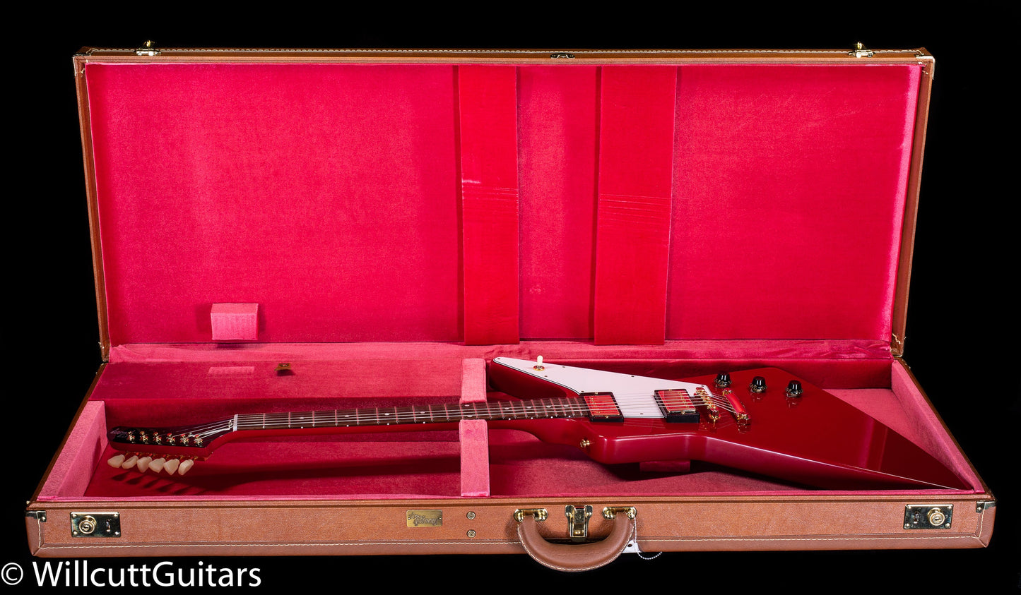 Gibson Custom Shop 1958 Korina Explorer Cardinal Red (700)