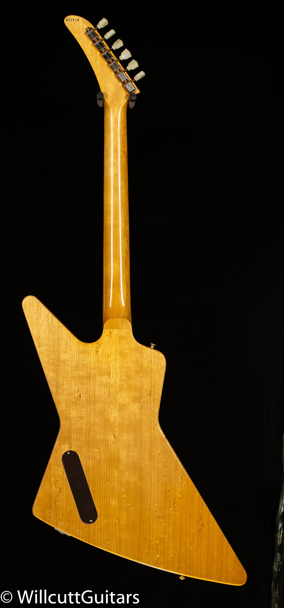 Gibson 1958 Korina Explorer Natural Black Pickguard (814)