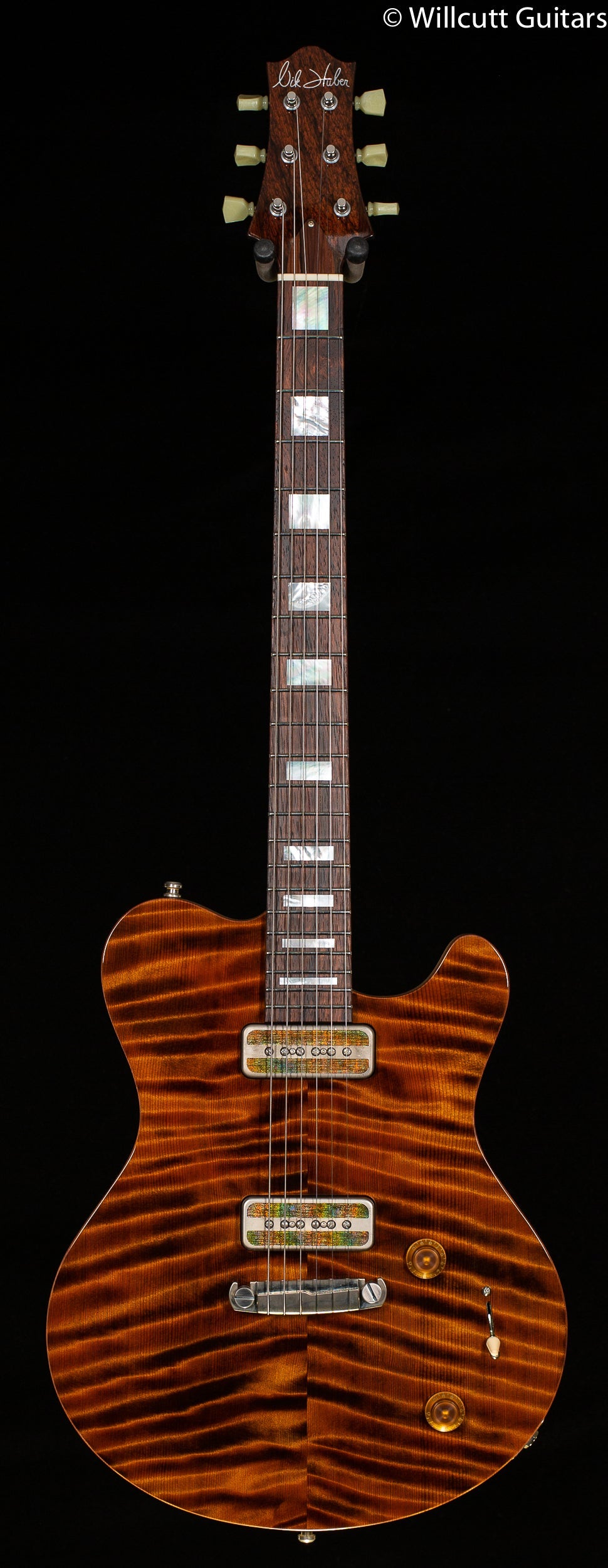 Nik Huber Piet USA Custom Tiger Eye Redwood