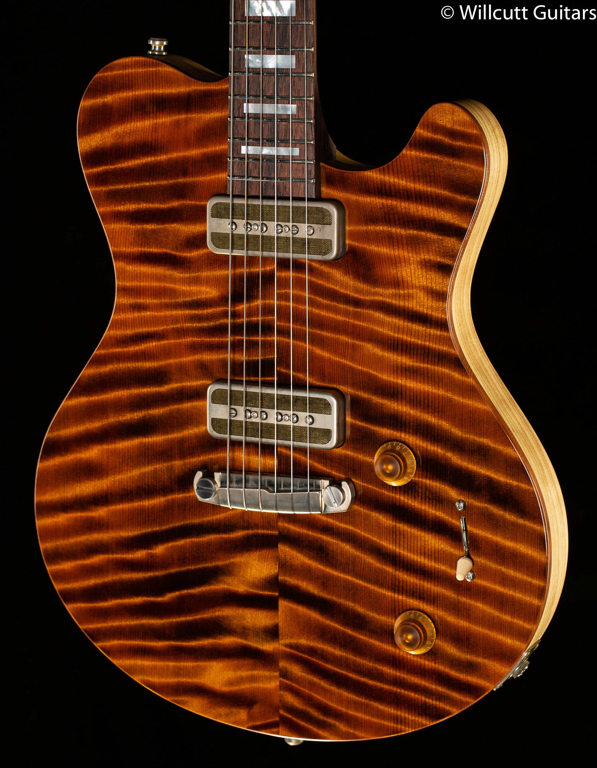 Nik Huber Piet USA Custom Tiger Eye Redwood