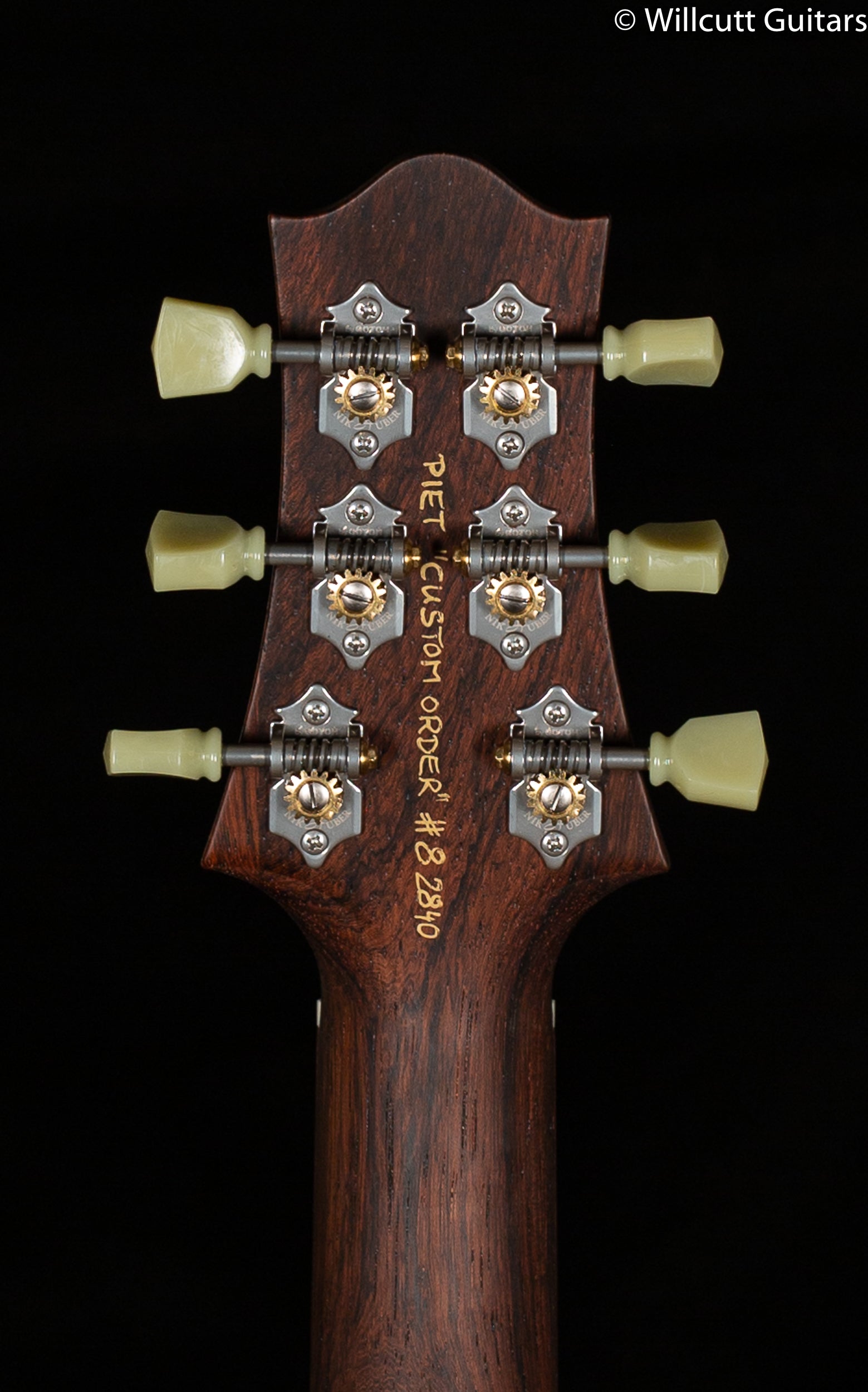Nik Huber Piet USA Custom Tiger Eye Redwood