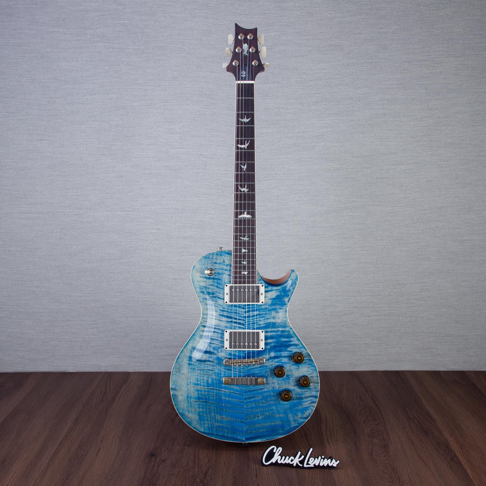 PRS 40th Anniversary Limited Edition McCarty SC56 Electric Guitar - Faded Blue Jean - #250406511