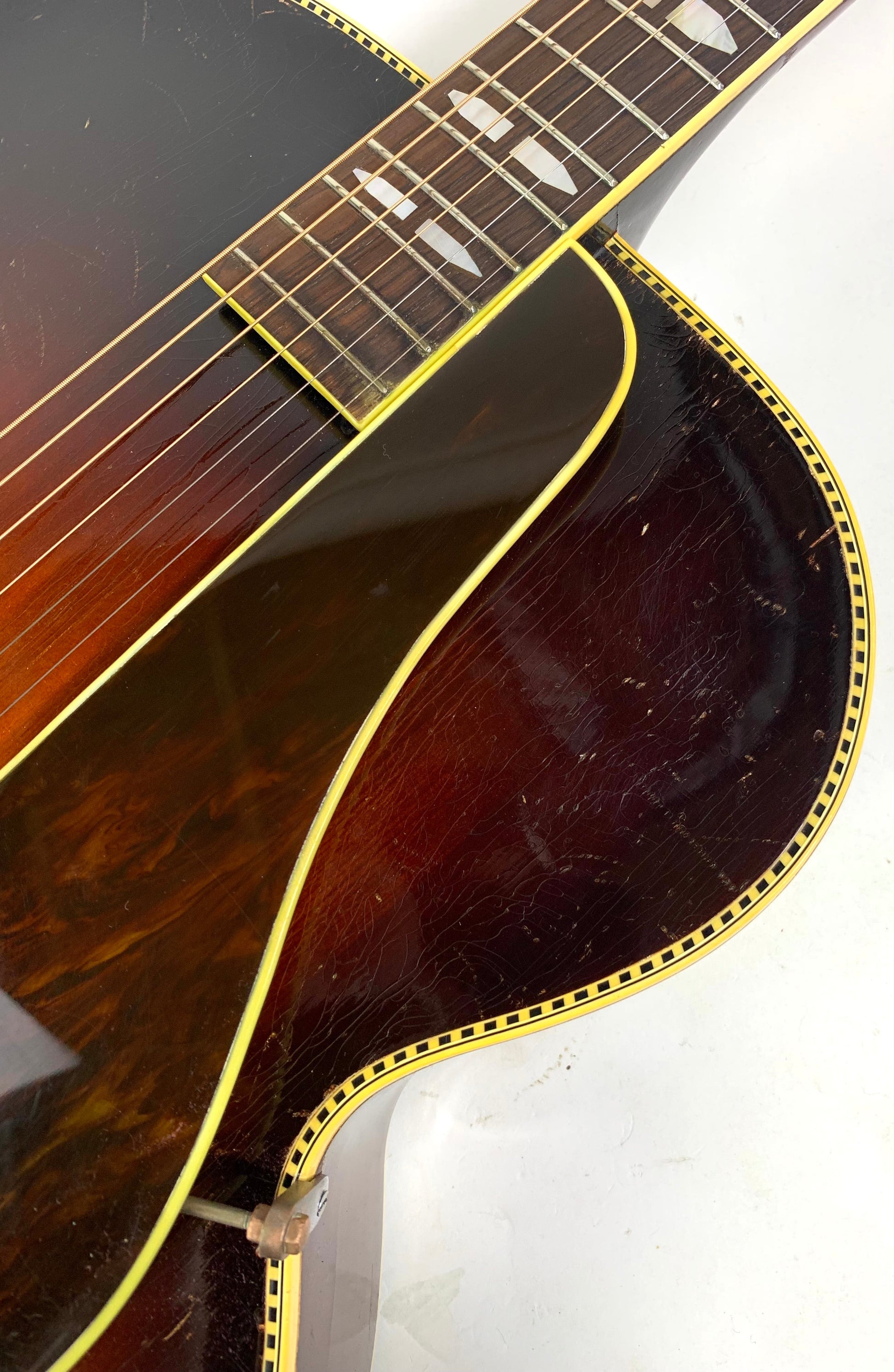 1938 Gibson L-10 Vintage Archtop Acoustic Guitar w Original Hard Case Sunburst CLEAN!