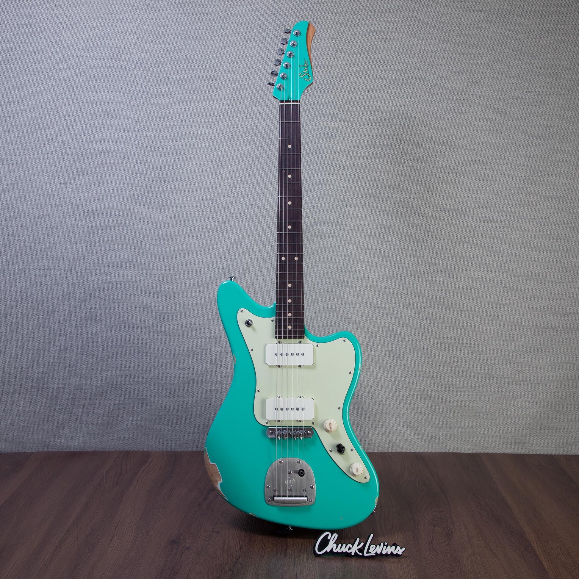 Suhr Limited Edition Classic JM Antique Funk Electric Guitar - Surf Green - #89445