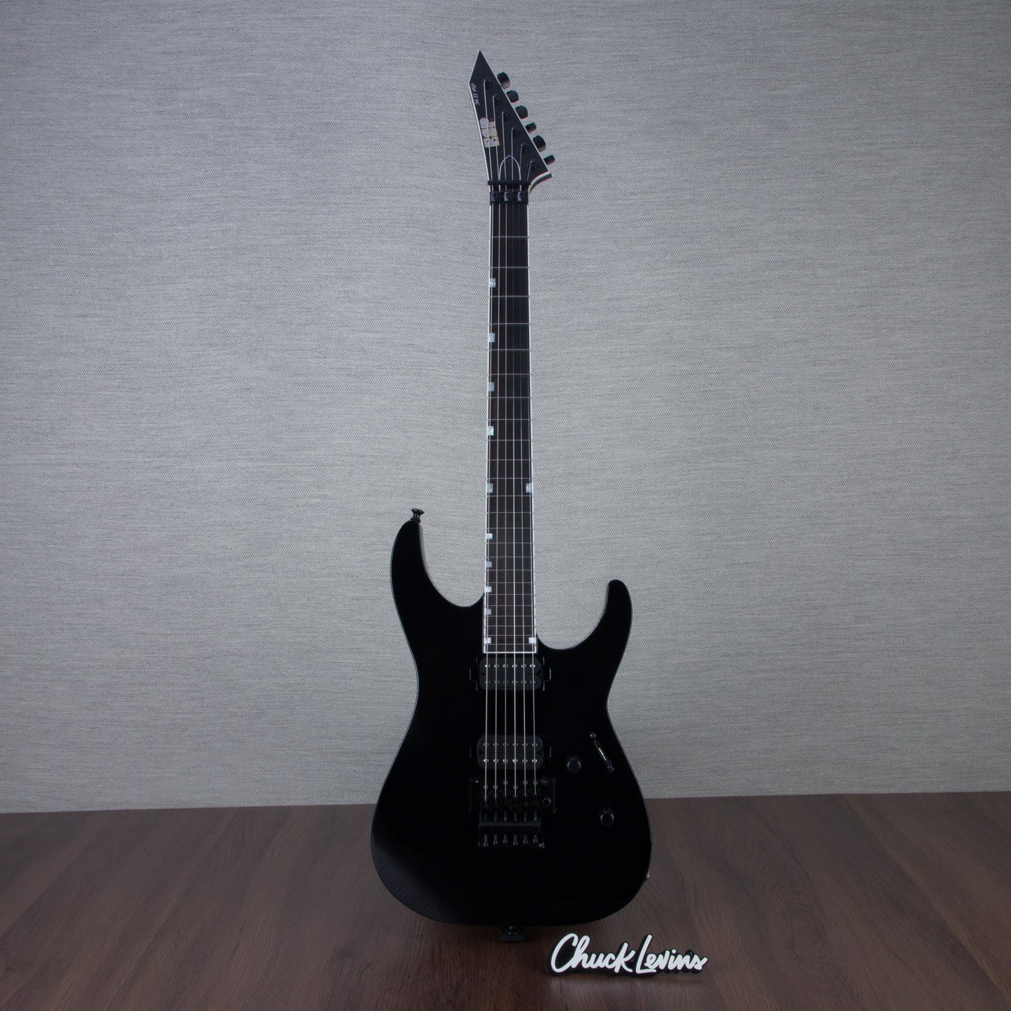 ESP USA M-II NTB FR Electric Guitar - Black - #US24465