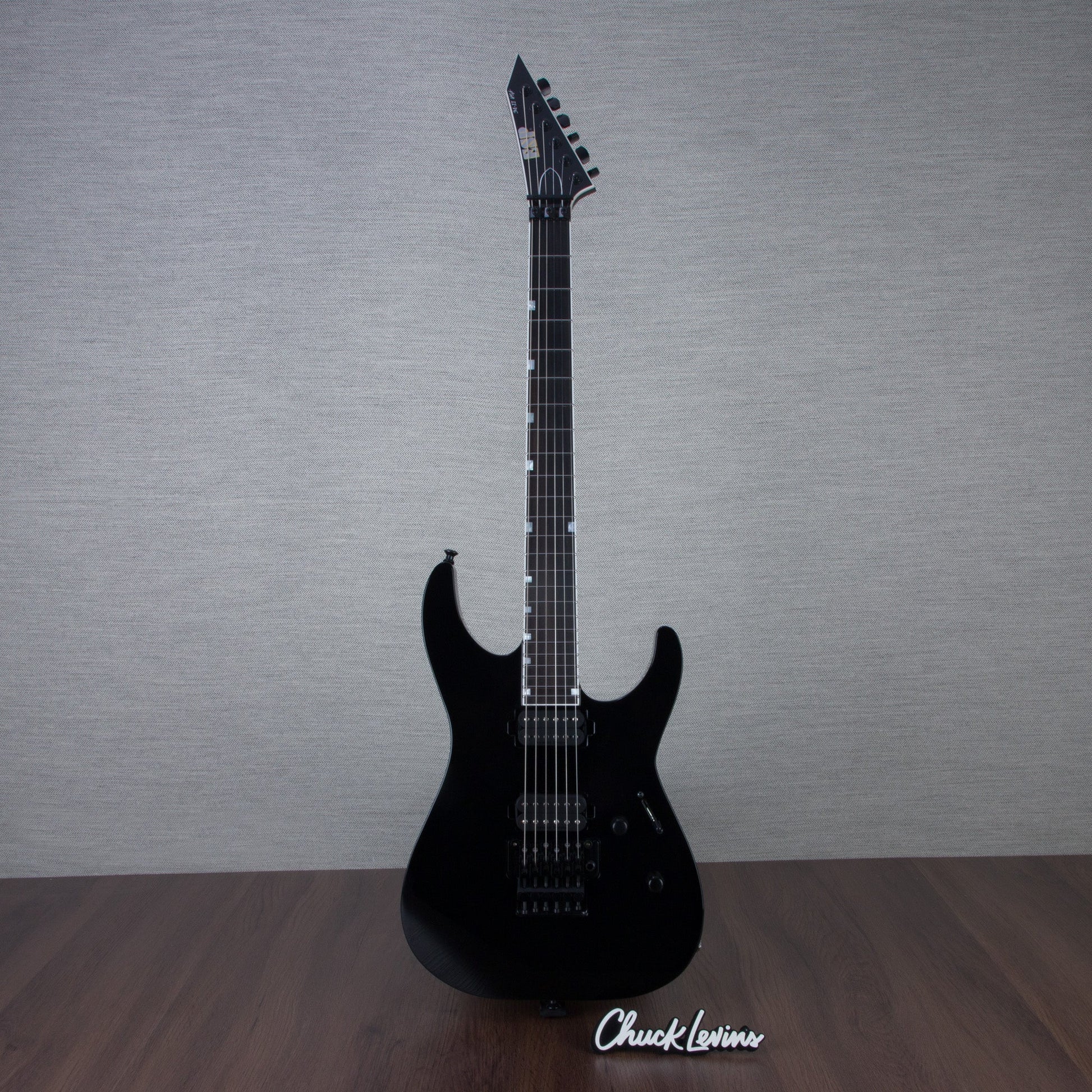 ESP USA M-II NTB FR Electric Guitar - Black - #US24465