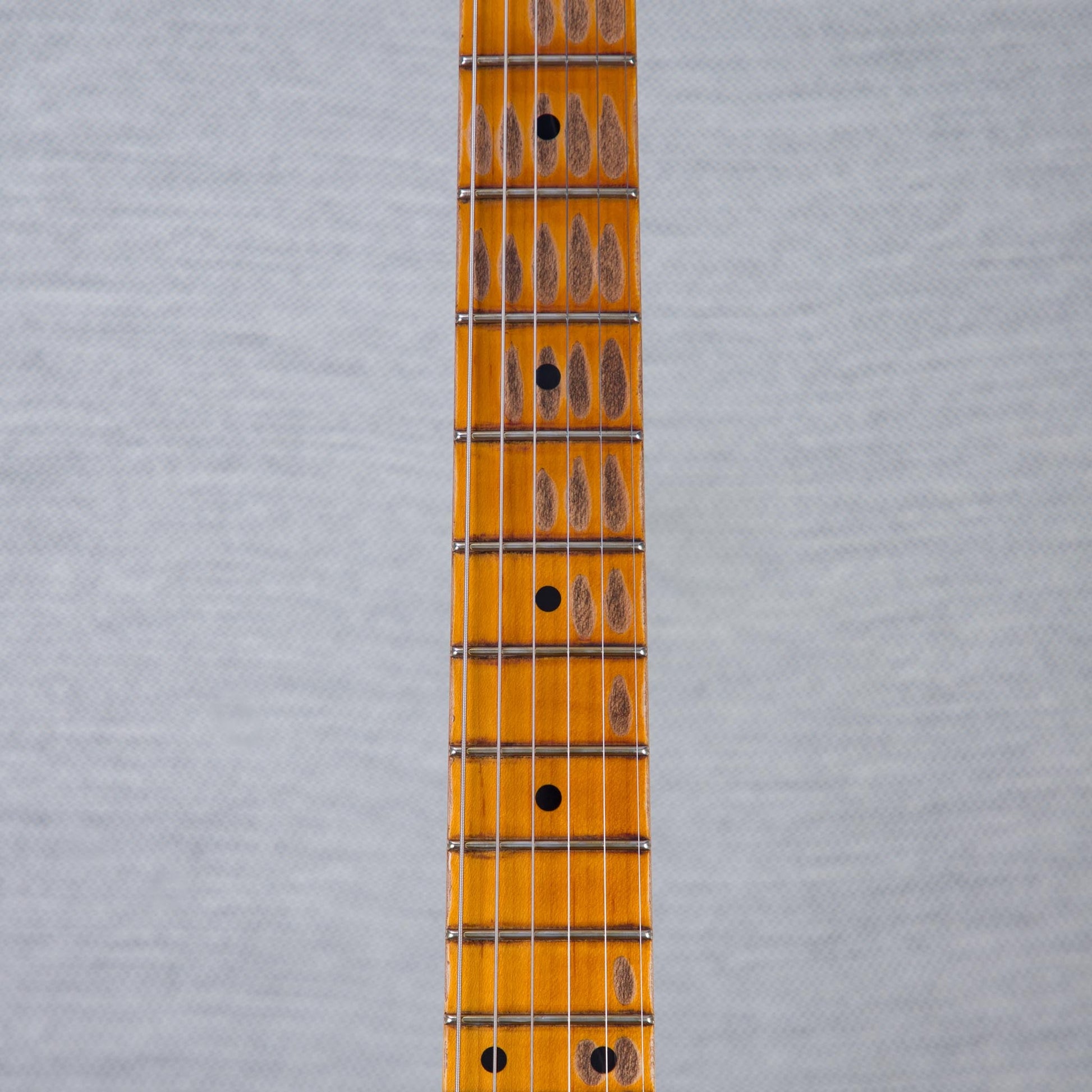 Fender Custom Shop 1955 Stratocaster Electric Guitar Heavy Relic - Faded Violin Burst - #CZ586321