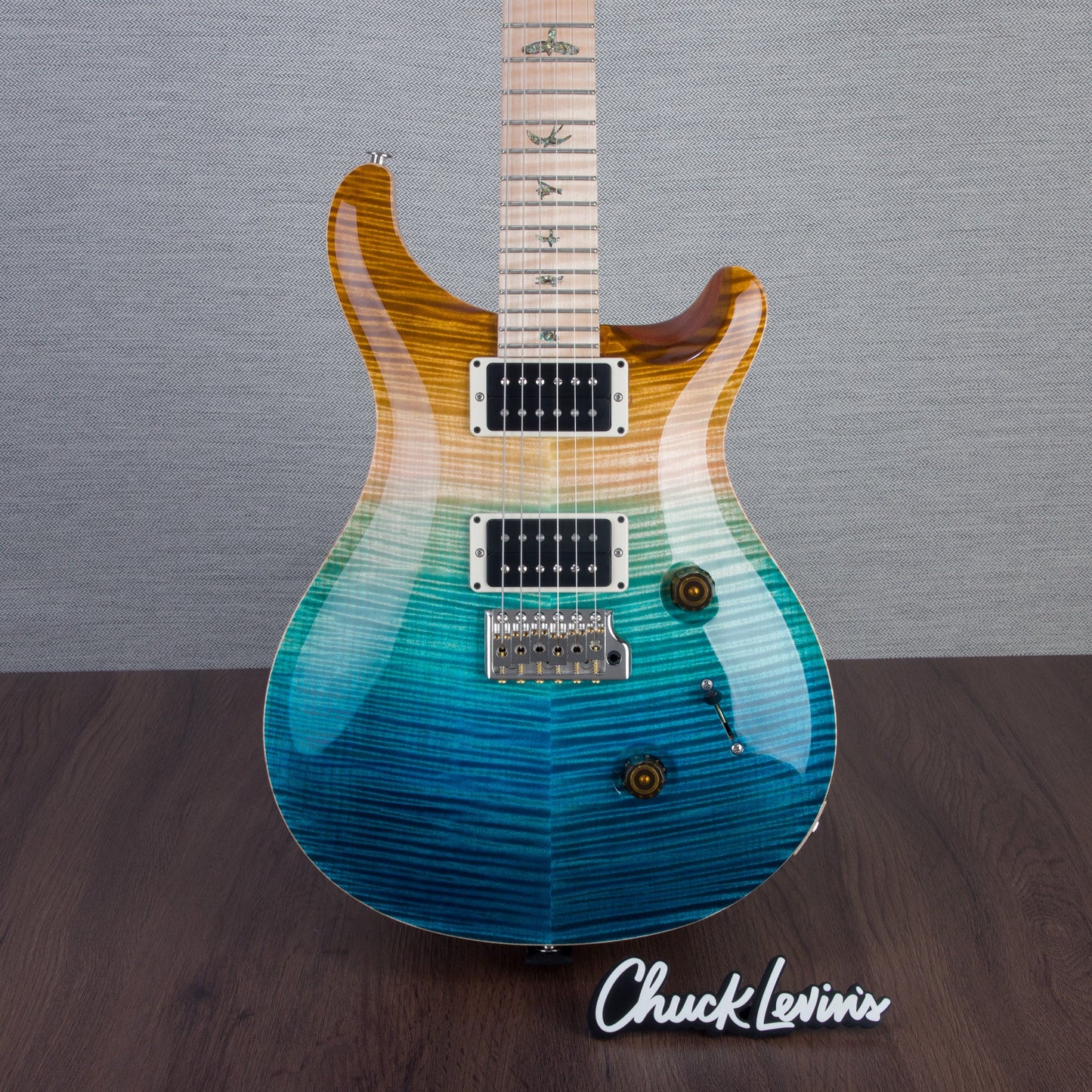 PRS Wood Library Custom 24 Electric Guitar - Private Stock Beach Fade Finish - CHUCKSCLUSIVE - #240383986 - 2024