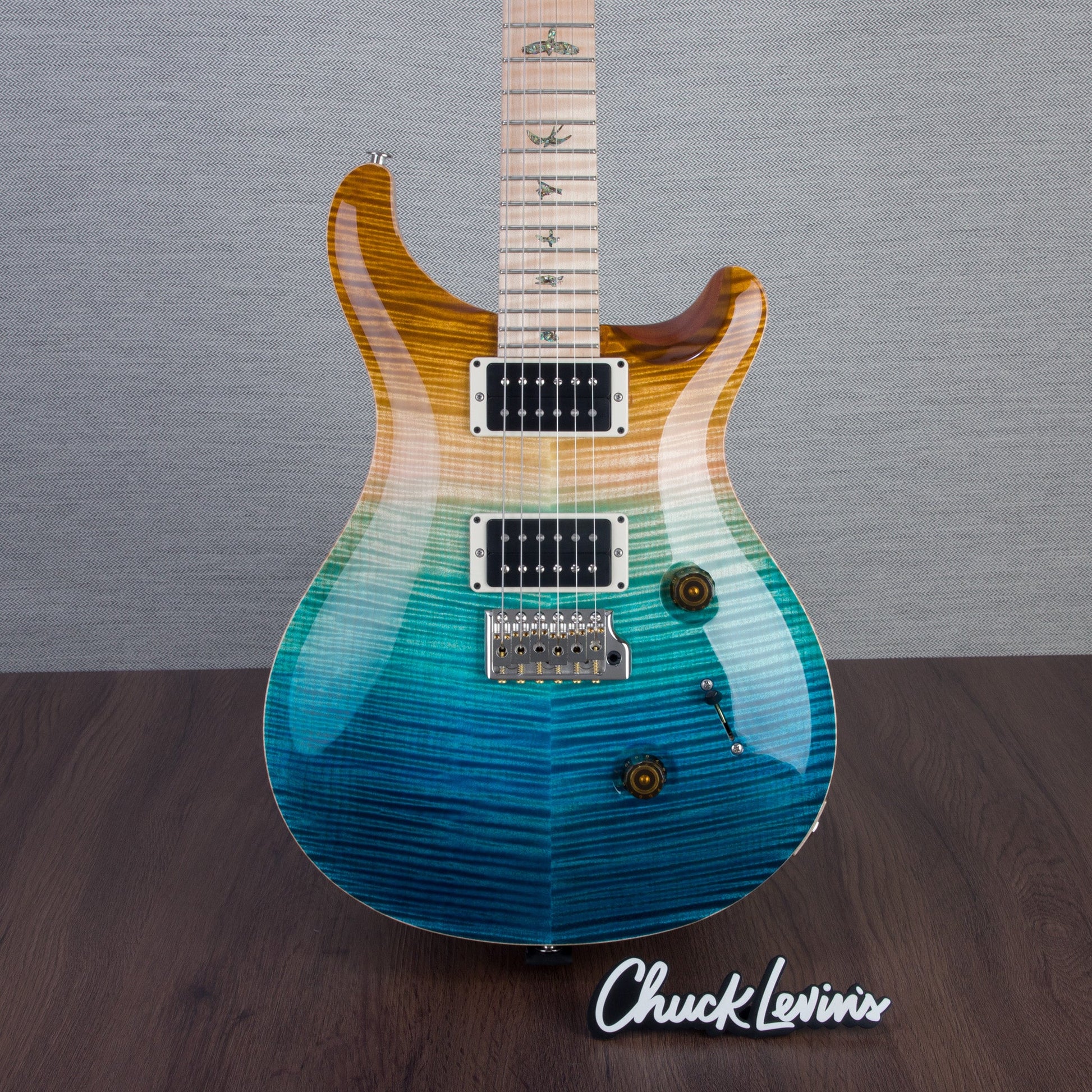 PRS Wood Library Custom 24 Electric Guitar - Private Stock Beach Fade Finish - CHUCKSCLUSIVE - #240383986 - 2024