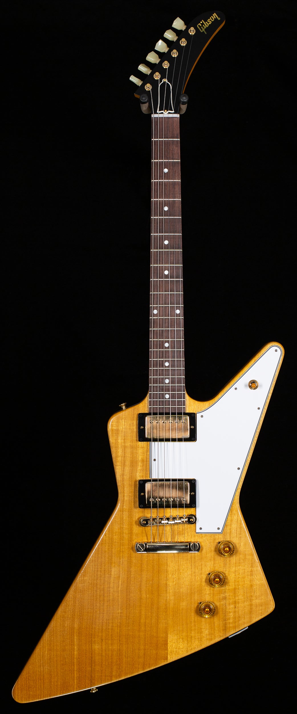 Gibson Custom Shop 1958 Korina Explorer White Pickguard Natural (795)