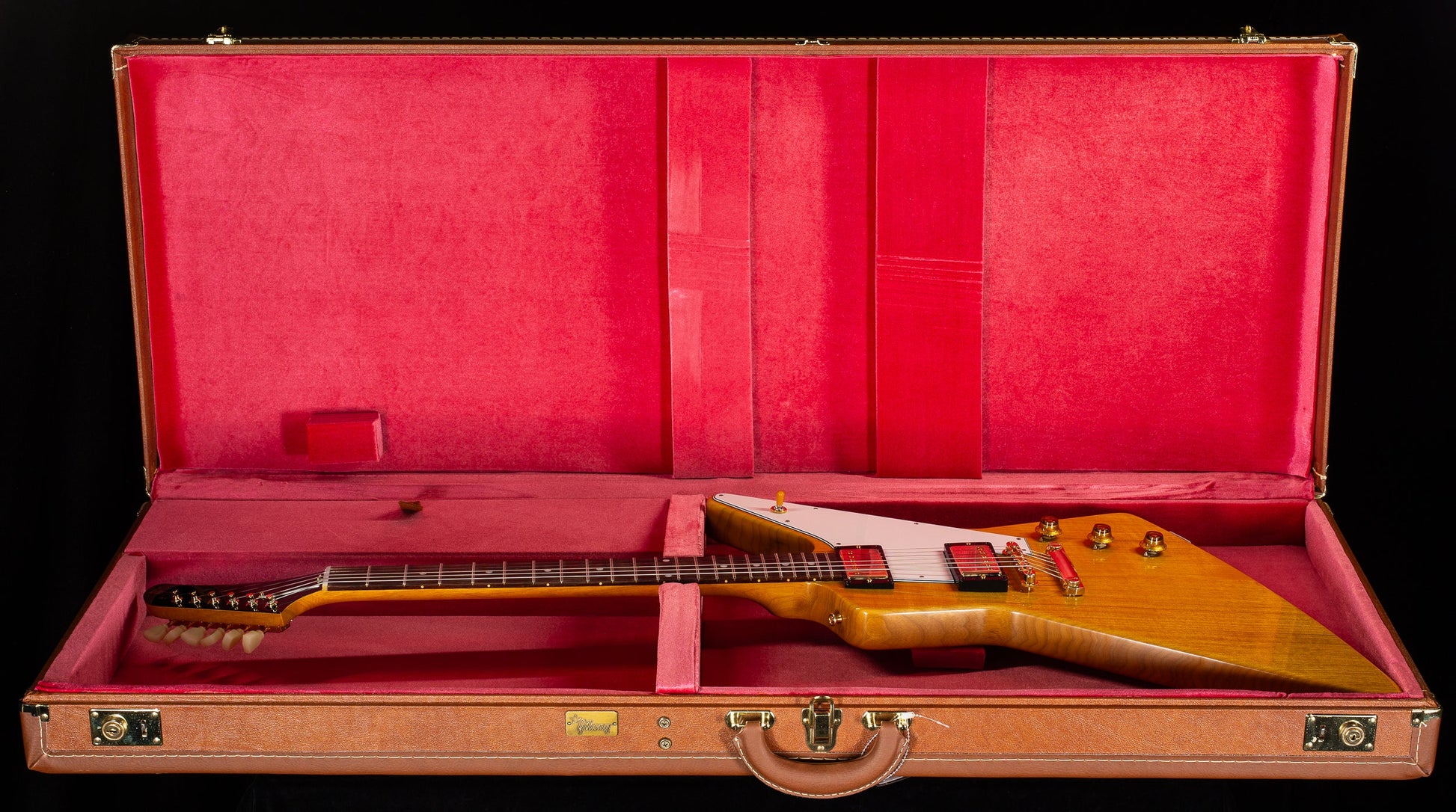 Gibson Custom Shop 1958 Korina Explorer White Pickguard Natural (795)