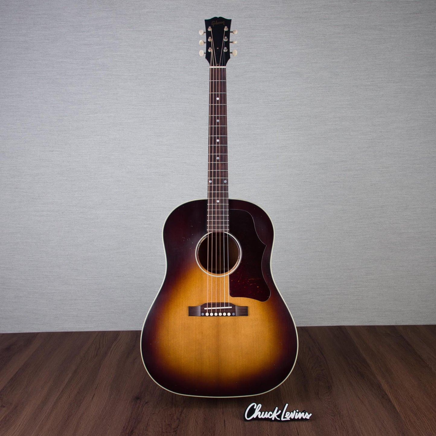 Gibson 1955 J-45 Mahogany/Sitka Spruce Light Aged Acoustic Guitar - Vintage Sunburst - #20475028