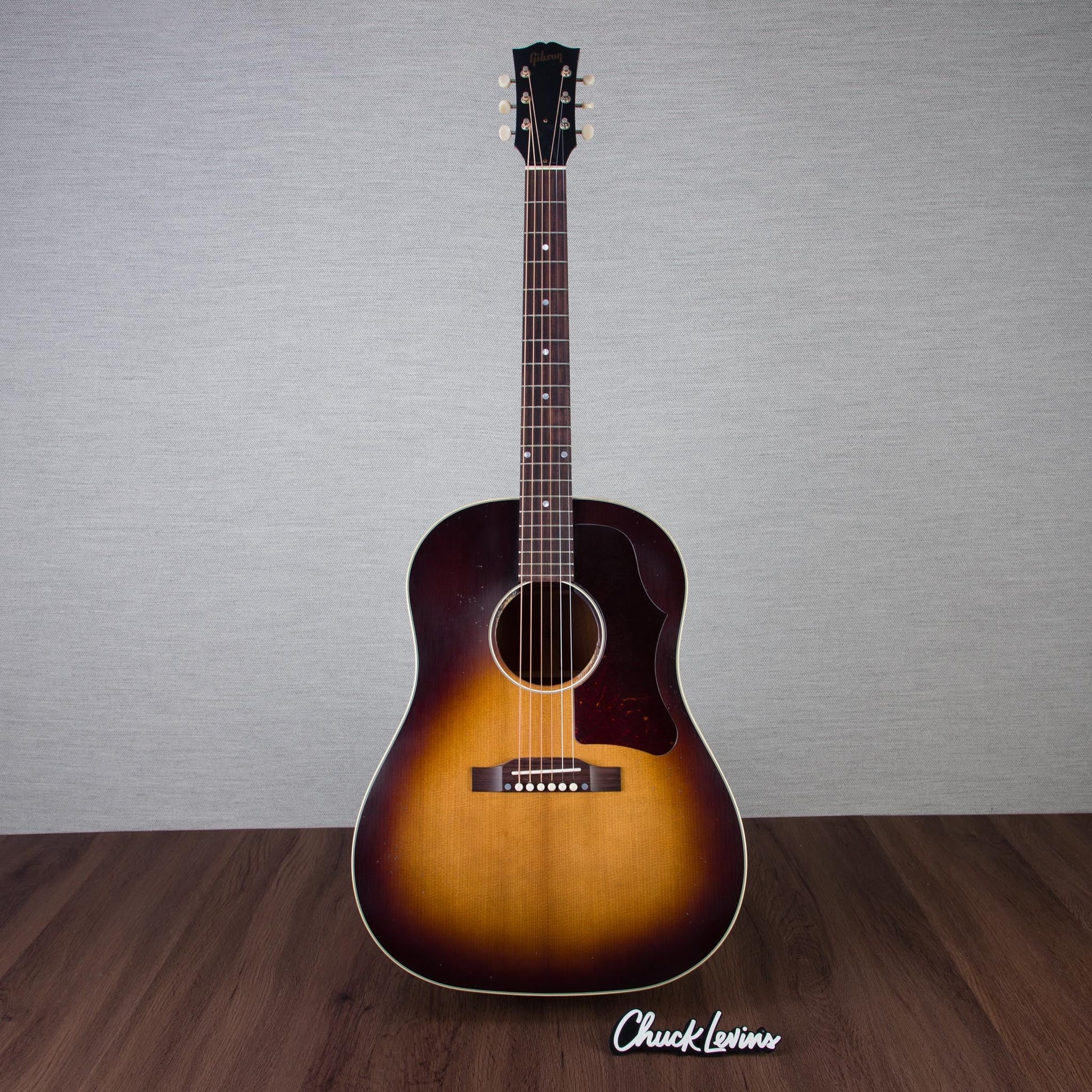 Gibson 1955 J-45 Mahogany/Sitka Spruce Light Aged Acoustic Guitar - Vintage Sunburst - #20475028