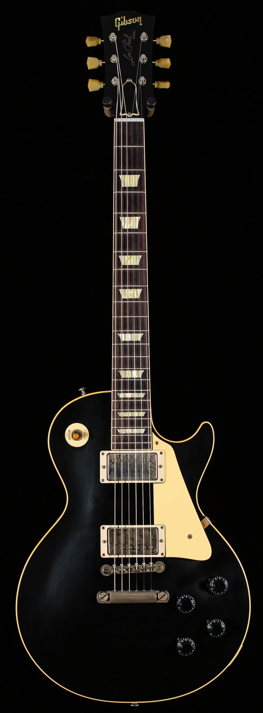 Gibson Custom Shop Dealer Select 1958 Les Paul Standard All Ebony Murphy Lab Ultra Light Aged (331)