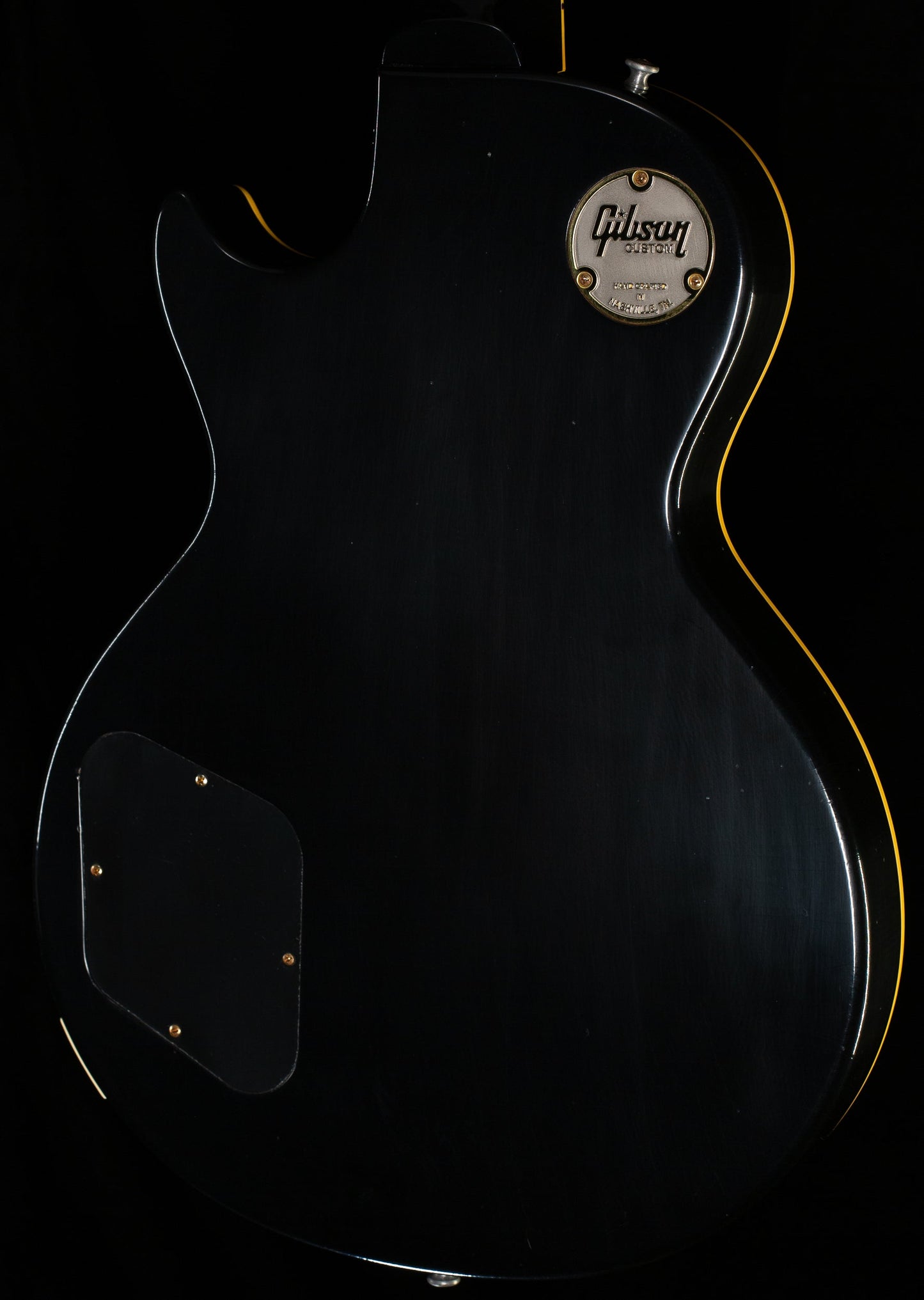 Gibson Custom Shop Dealer Select 1958 Les Paul Standard All Ebony Murphy Lab Ultra Light Aged (331)