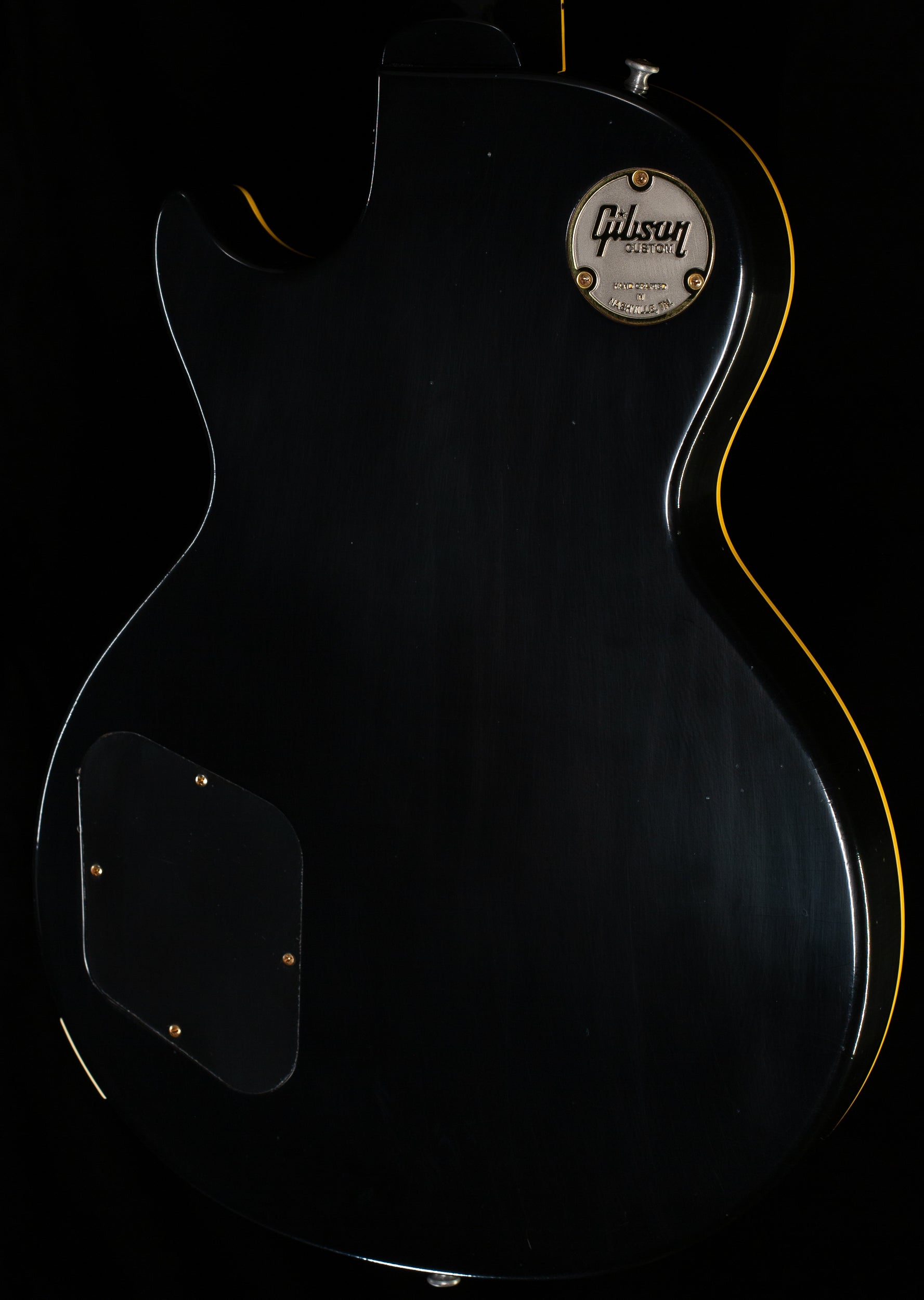 Gibson Custom Shop Dealer Select 1958 Les Paul Standard All Ebony Murphy Lab Ultra Light Aged (331)