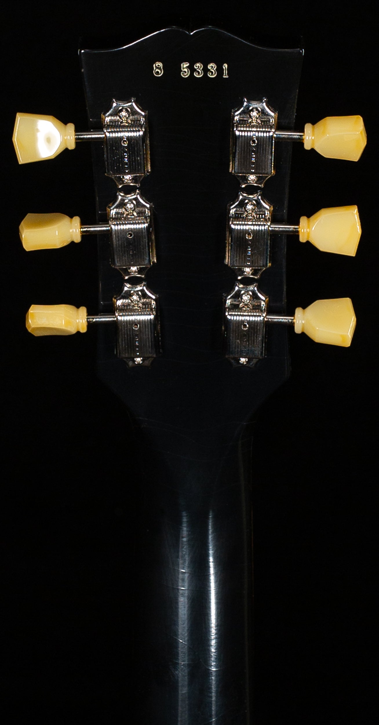 Gibson Custom Shop Dealer Select 1958 Les Paul Standard All Ebony Murphy Lab Ultra Light Aged (331)