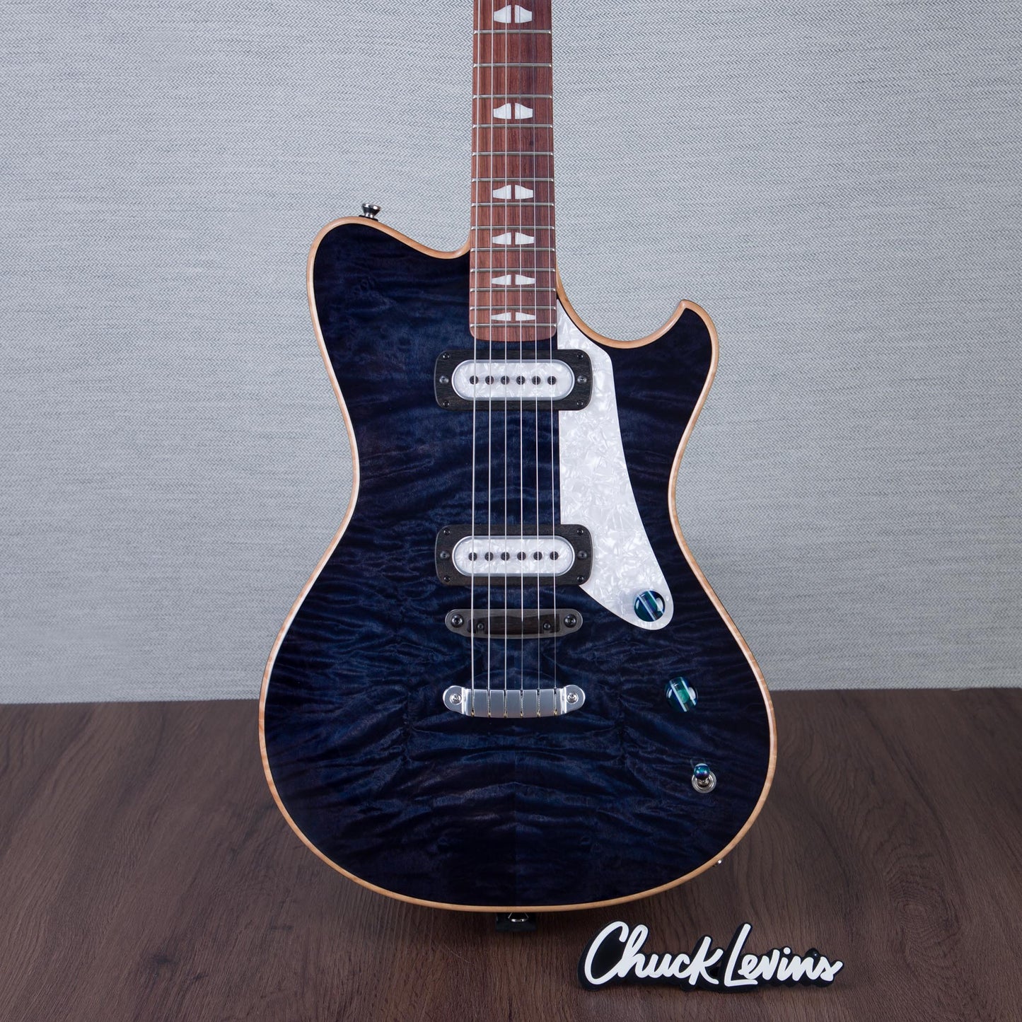 Powers Electric A-Type HardTail Electric Guitar - Twilight Blue - #B113