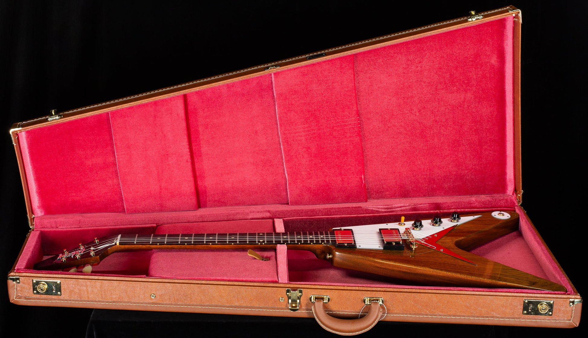 Gibson Custom Shop 1958 Flying V Mahogany Antique Natural VOS GH (019)