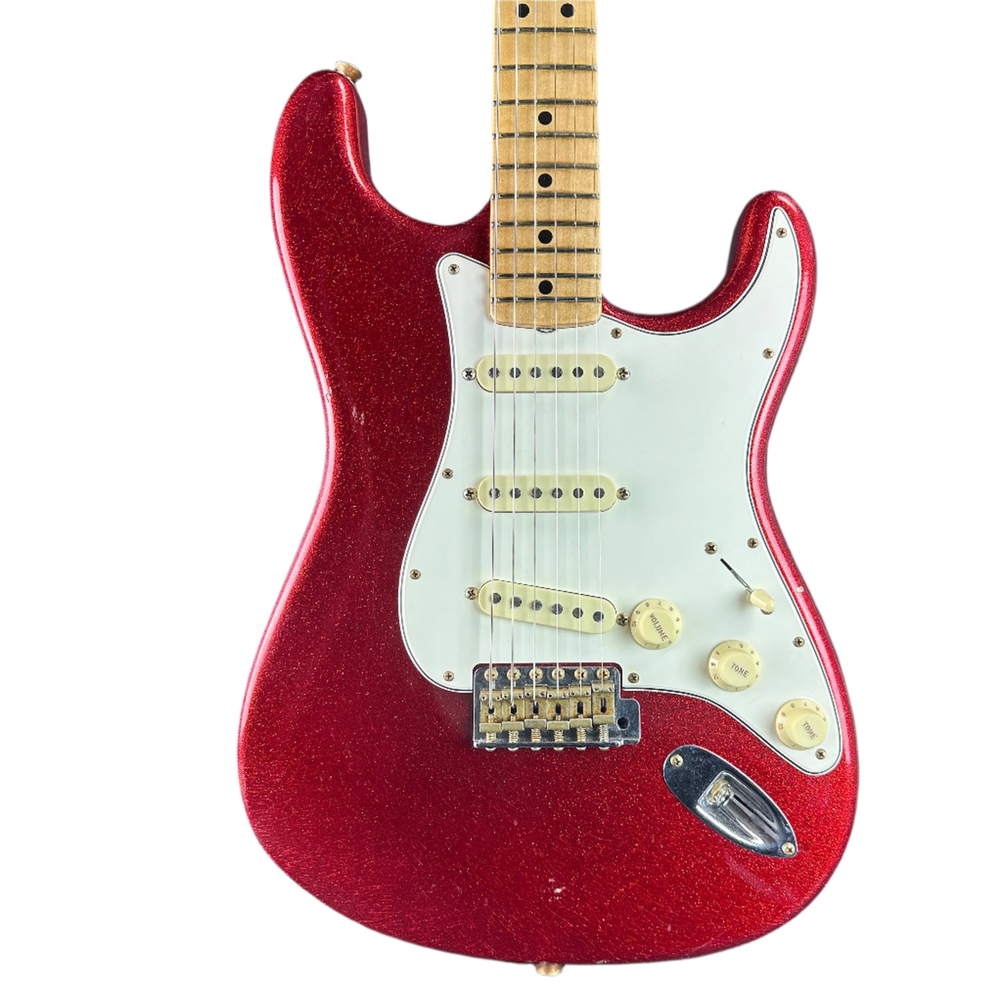 Fender Custom Shop Limited Edition 69 Strat Journeyman Relic Aged Red Sparkle w/case