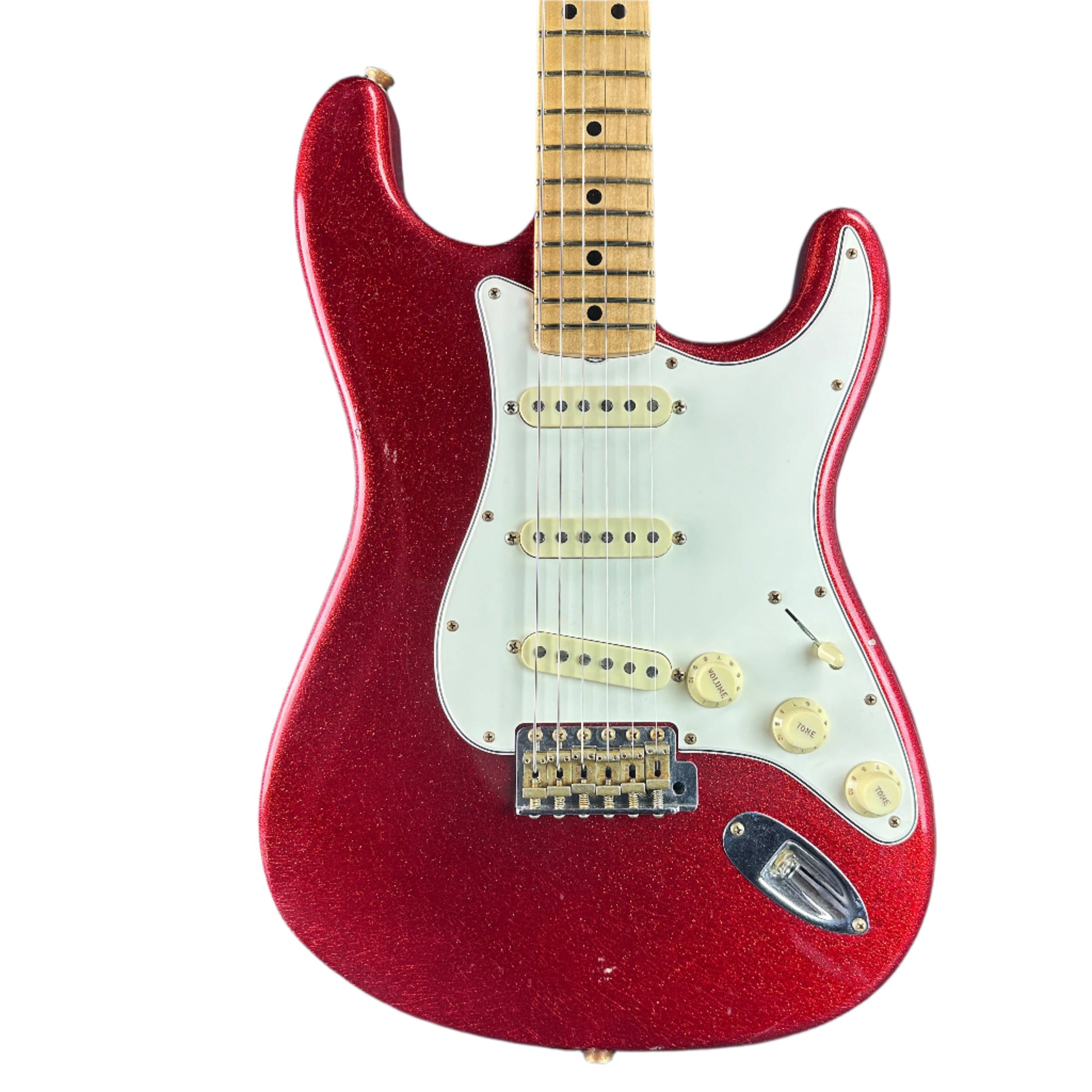 Fender Custom Shop Limited Edition 69 Strat Journeyman Relic Aged Red Sparkle w/case