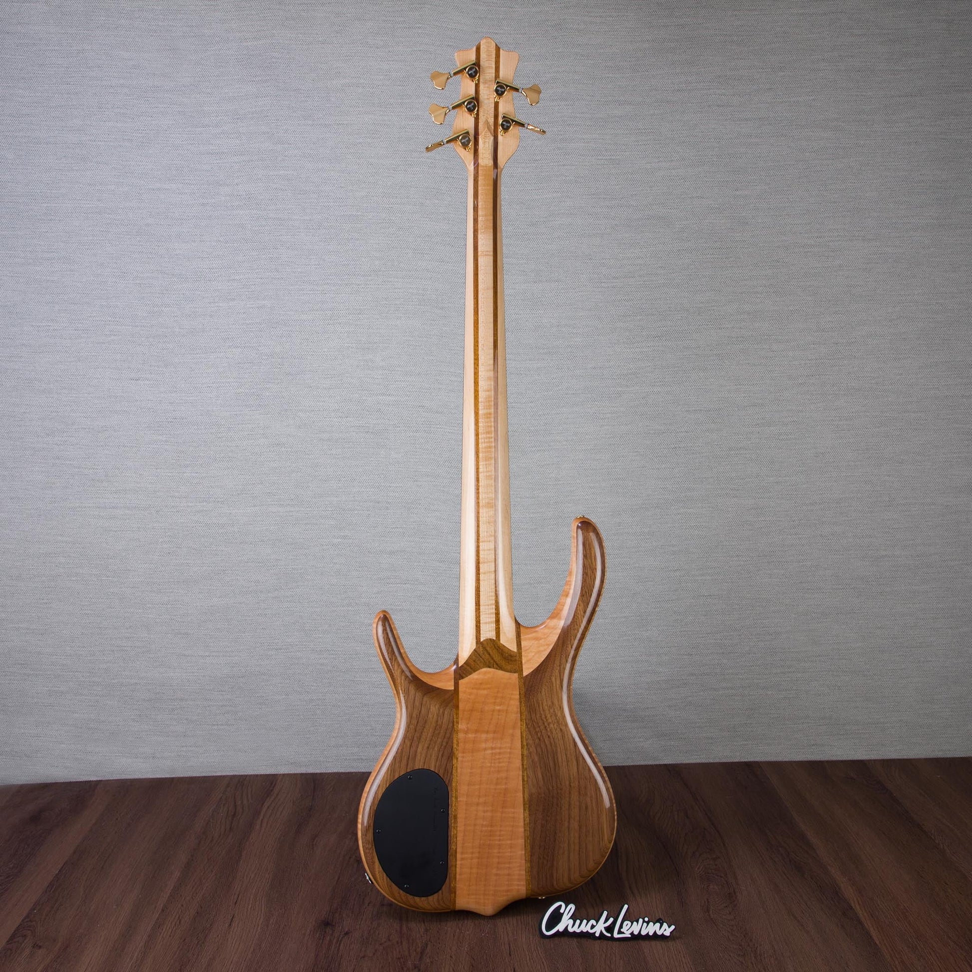 Ken Smith BSR-5TNE-FW Black Tiger Elite 5-String Electric Bass Guitar - Figured Walnut - #5TNE706526