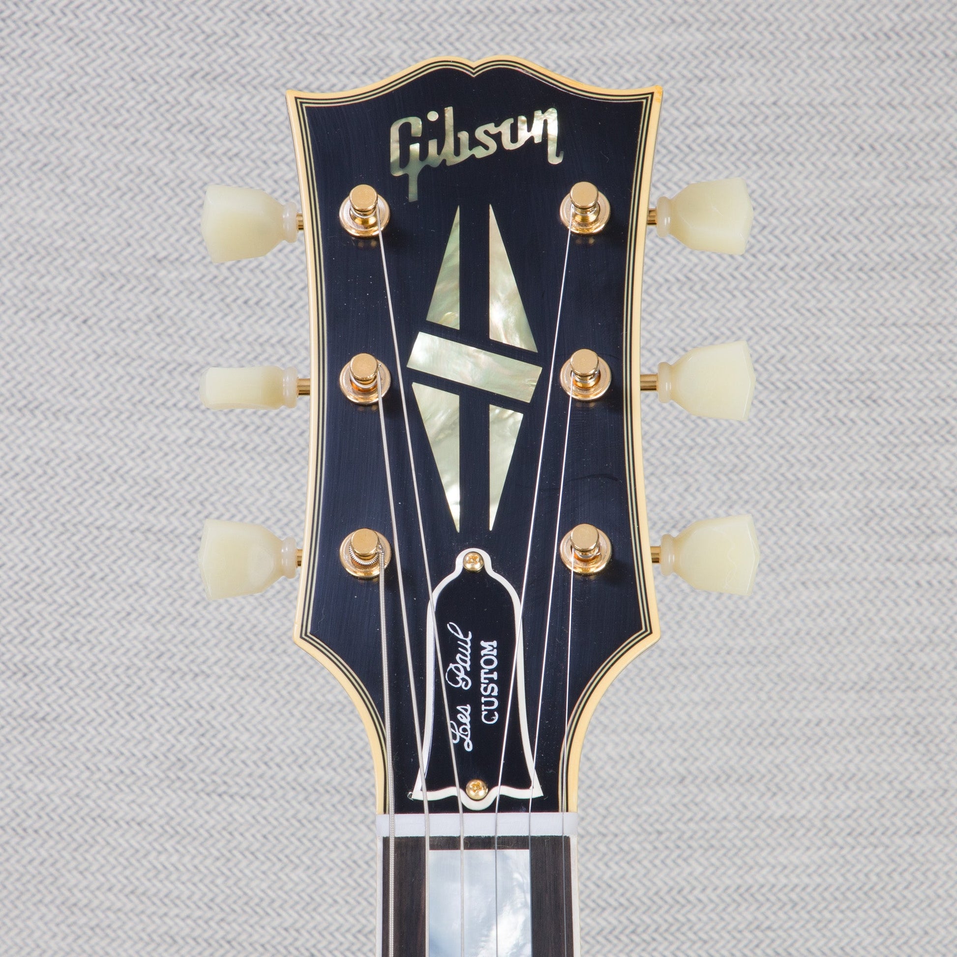 Gibson Custom Shop 1957 Les Paul Custom 3-Pickup Reissue Electric Guitar - Ebony - #74304