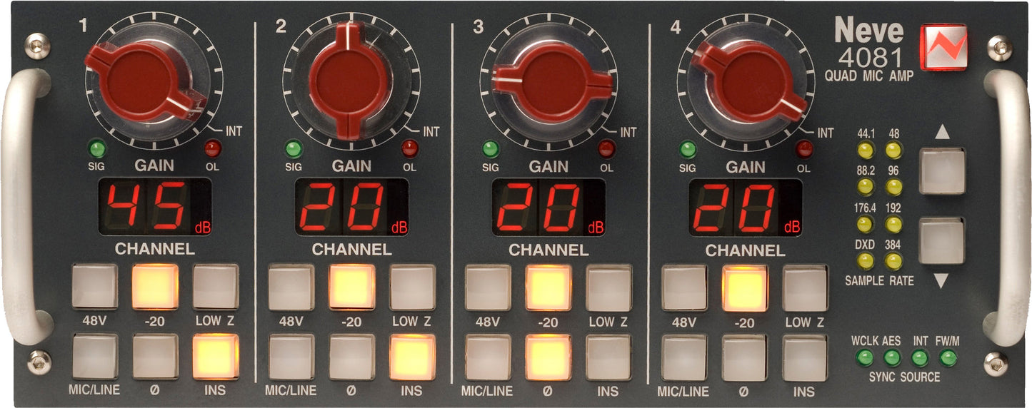 AMS Neve 4081 Quad Mic Preamp