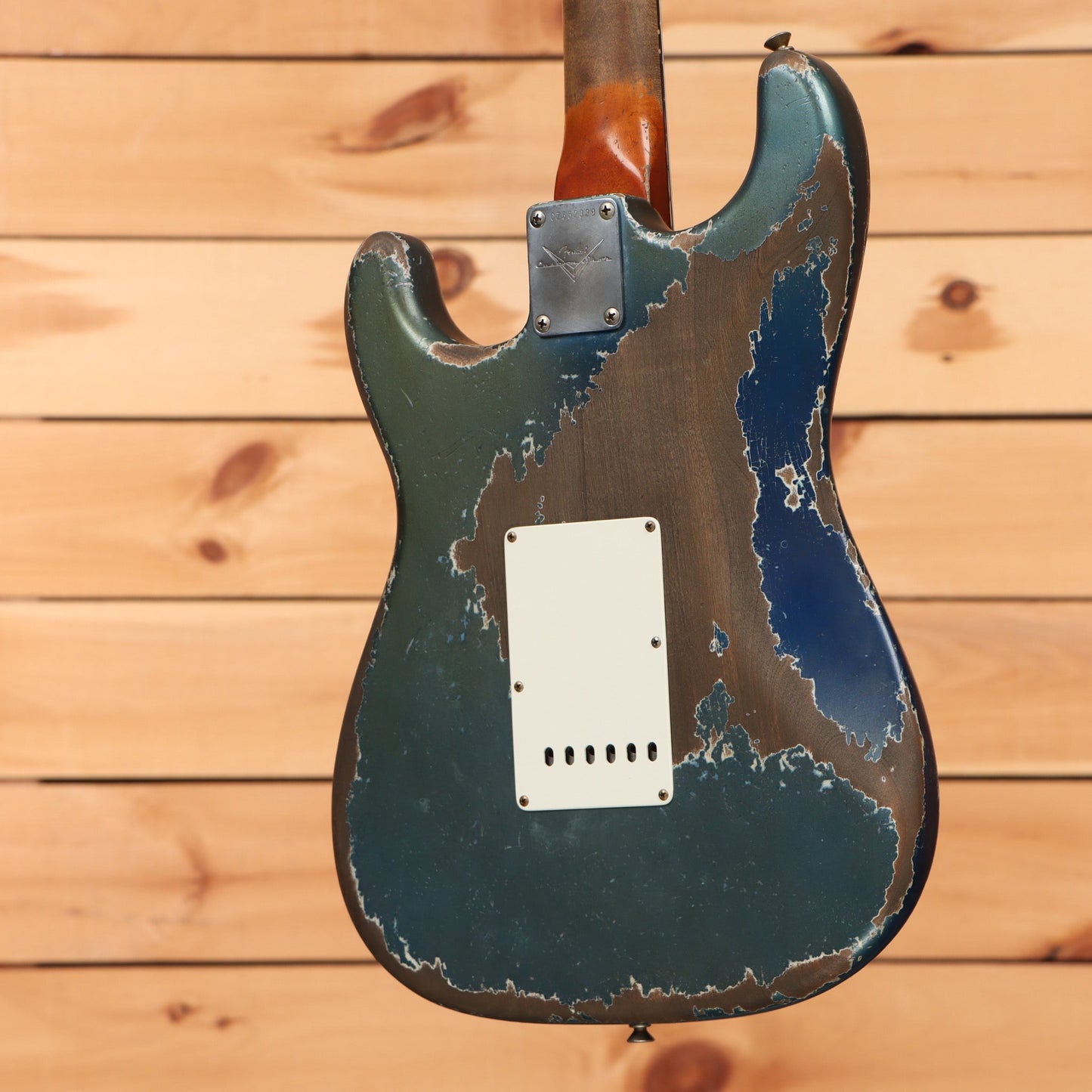 Fender Custom Shop Masterbuilt Dale Wilson 1961 Stratocaster Heavy Relic - Dark Lake Placid Blue To Lake Placid Blue