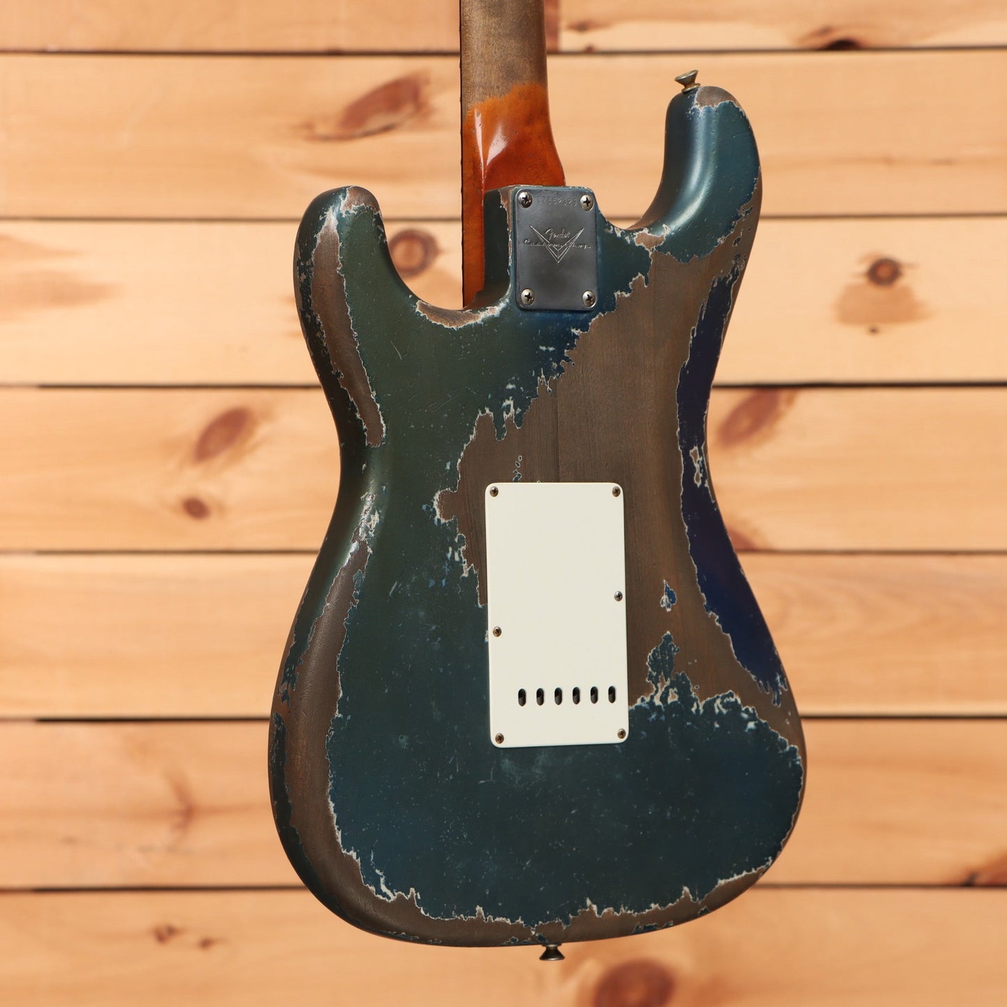 Fender Custom Shop Masterbuilt Dale Wilson 1961 Stratocaster Heavy Relic - Dark Lake Placid Blue To Lake Placid Blue