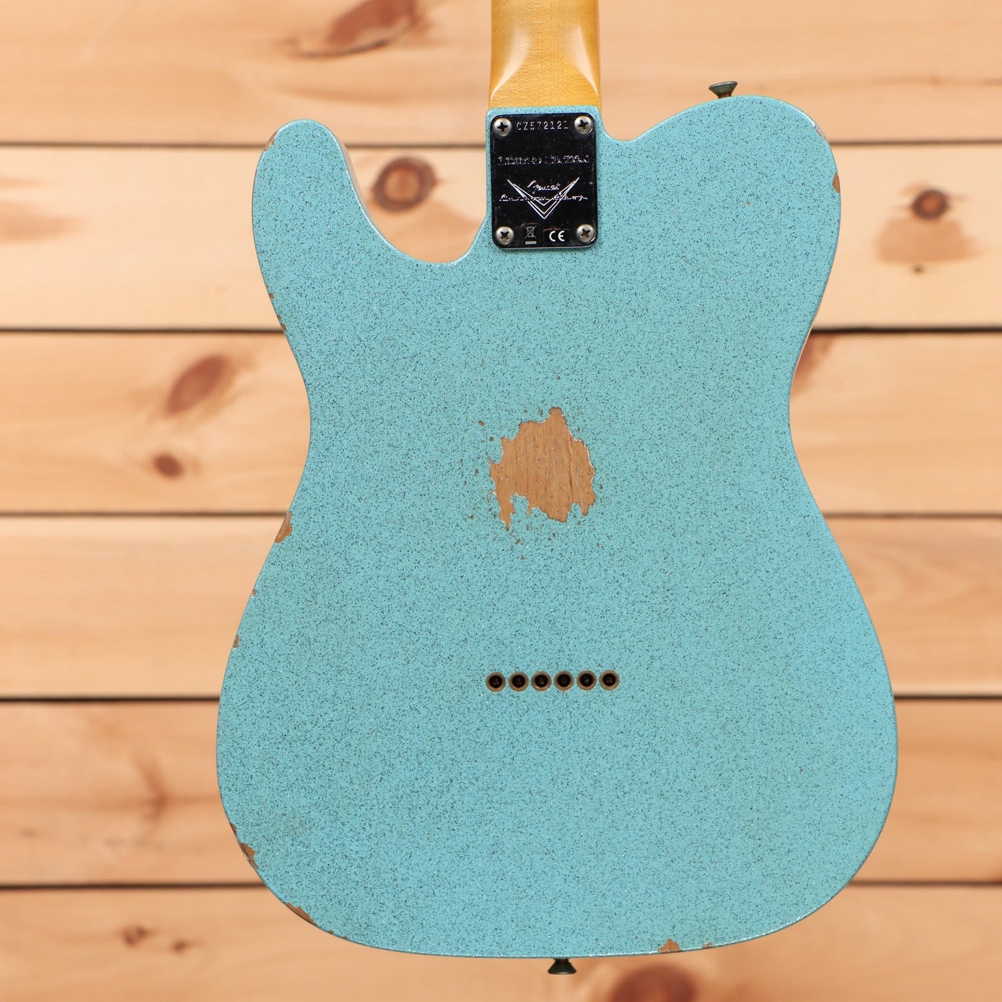 Fender Custom Shop Limited 1961 Telecaster Relic - Aged Daphne Blue Sparkle