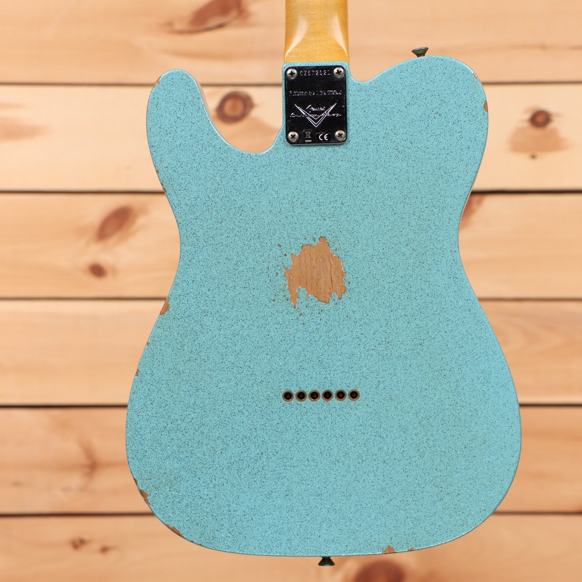 Fender Custom Shop Limited 1961 Telecaster Relic - Aged Daphne Blue Sparkle