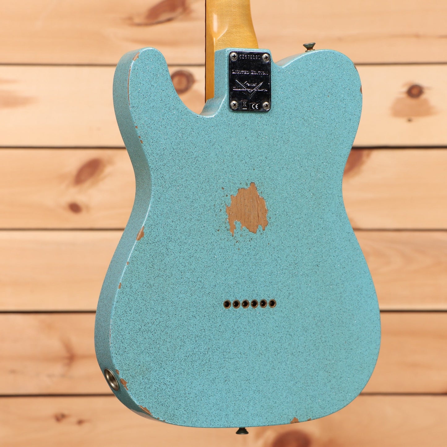 Fender Custom Shop Limited 1961 Telecaster Relic - Aged Daphne Blue Sparkle