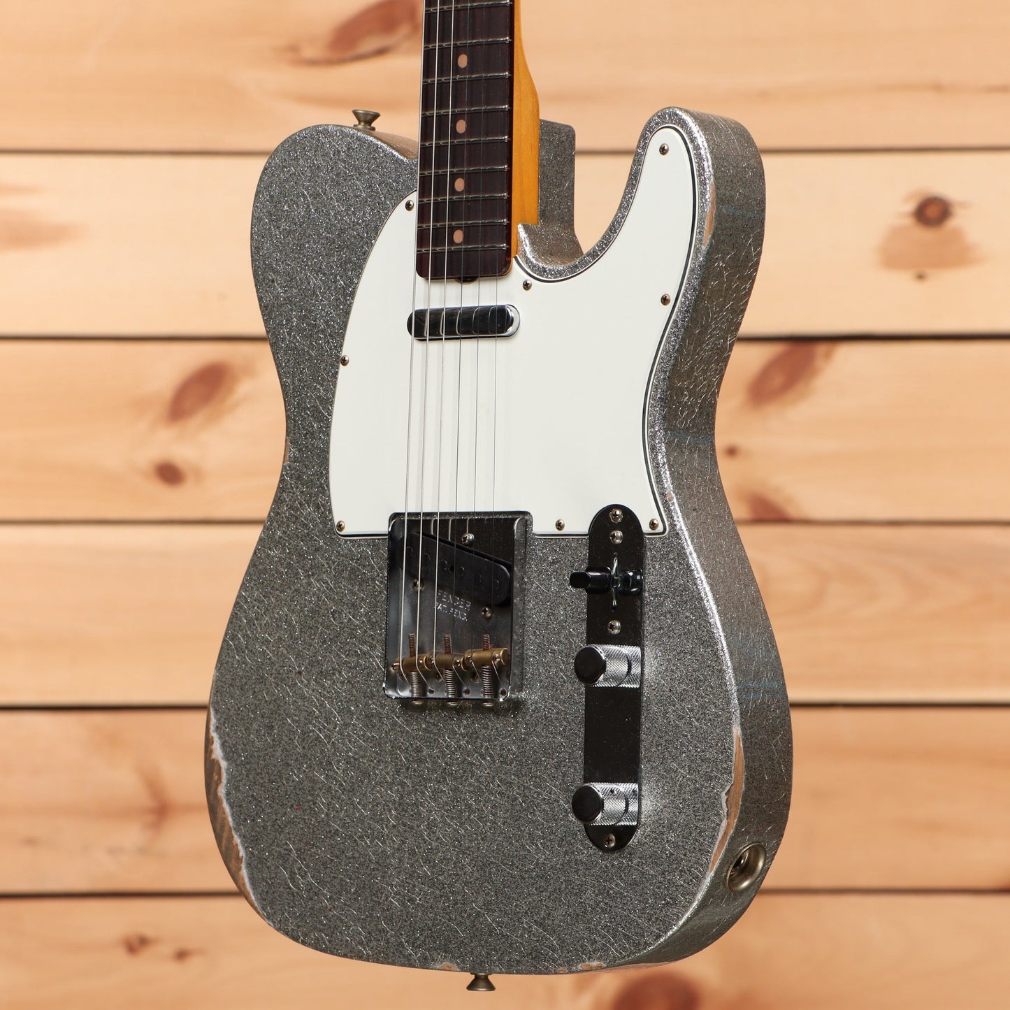 Fender Custom Shop Limited 1961 Telecaster Relic - Aged Silver Sparkle