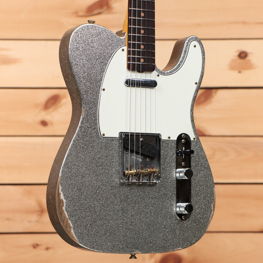 Fender Custom Shop Limited 1961 Telecaster Relic - Aged Silver Sparkle