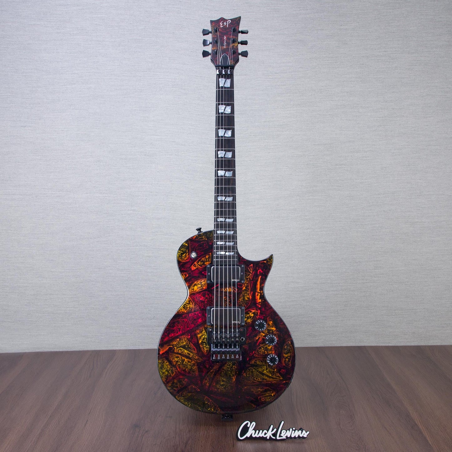ESP USA Eclipse FR Electric Guitar - Hellfire - #US24522 - Mint, Open Box