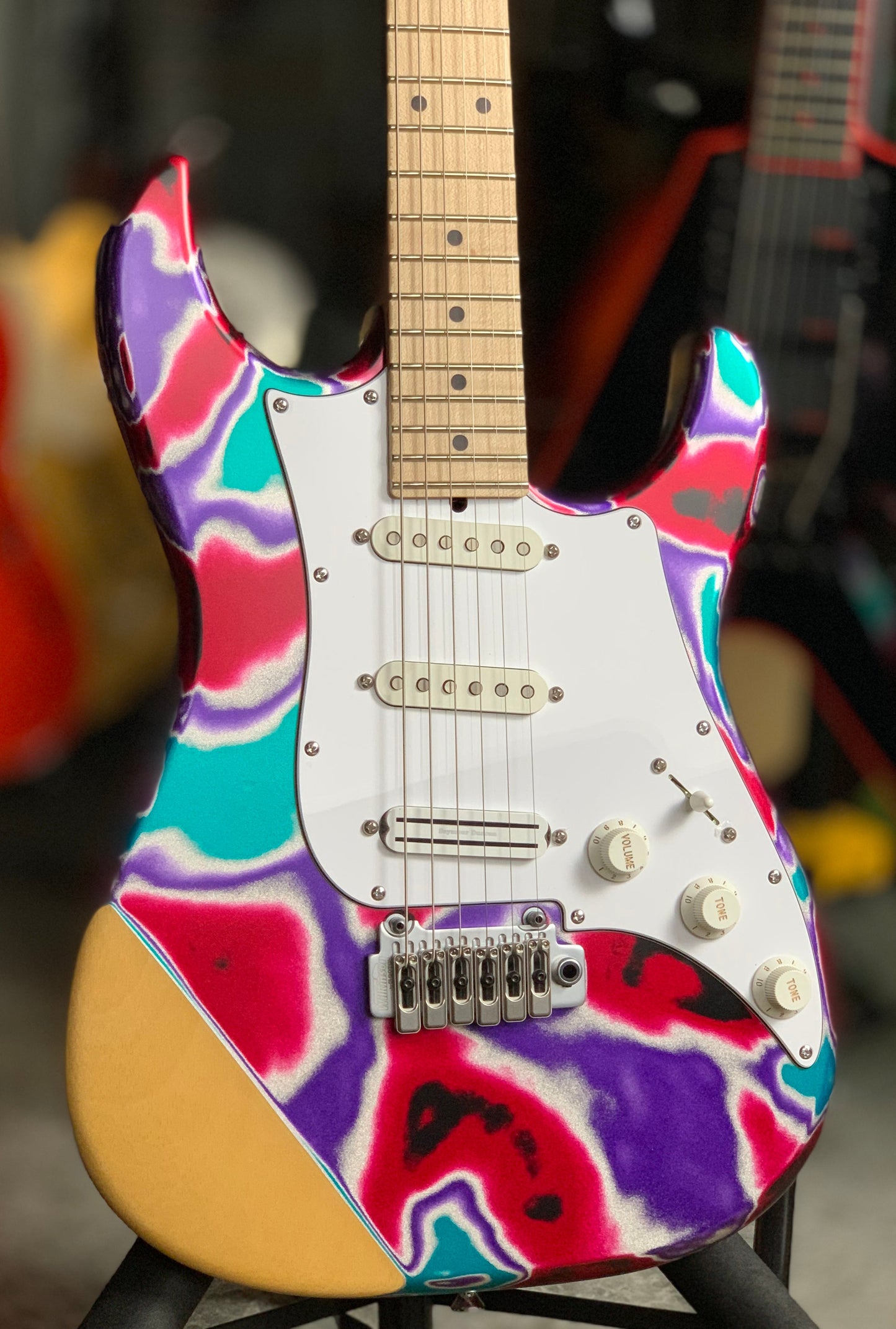 2023 James Tyler USA Studio Elite SE-HD P Vintage Psychedelic Vomit