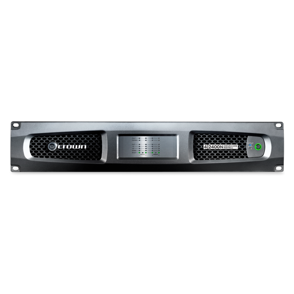 Crown DCI 4|2400N 2,400-Watt 4-Channel Networked 70V Power Amplifier