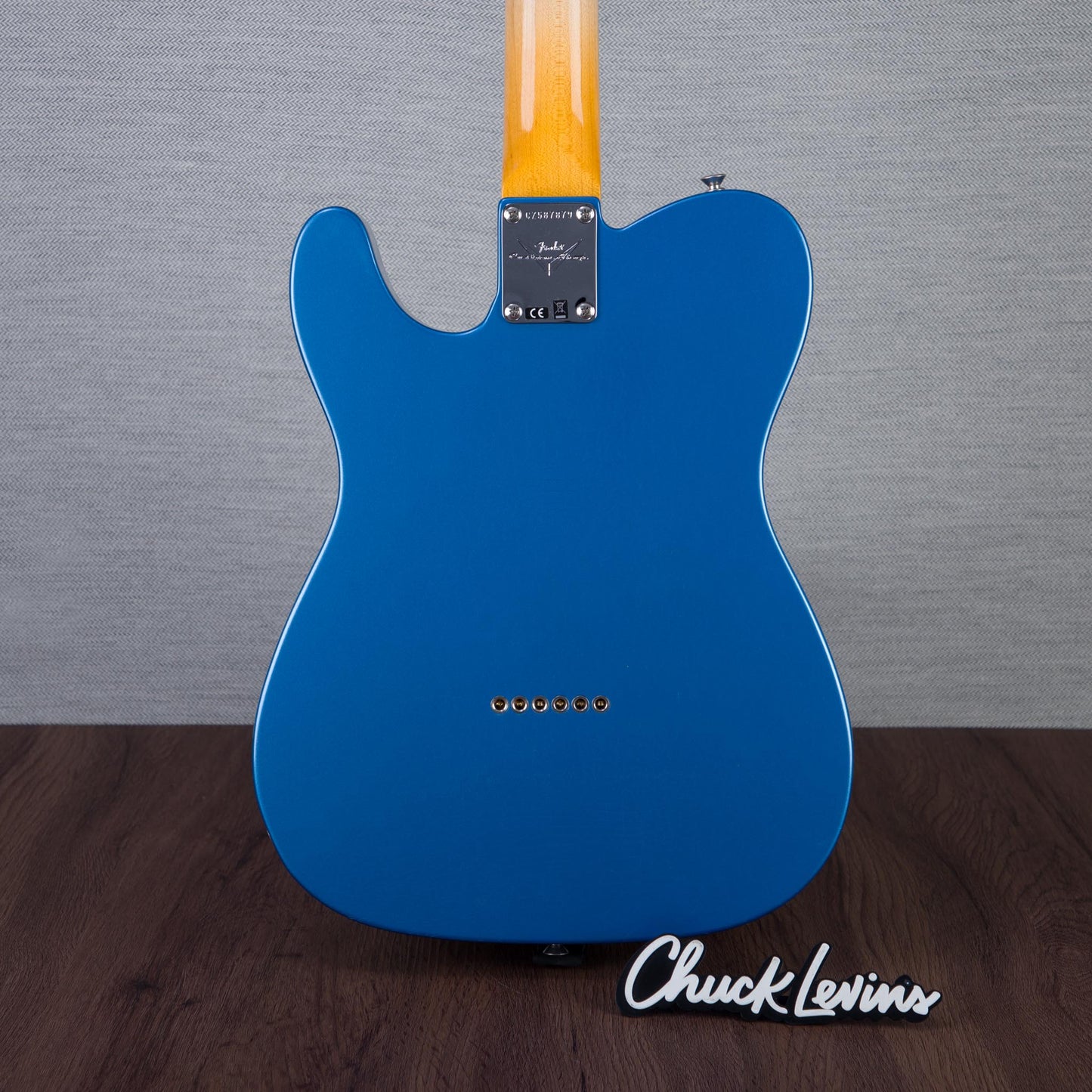 Fender Custom Shop 1961 Telecaster Electric Guitar Deluxe Closet Classic - Super Aged Lake Placid Blue - #CZ587879