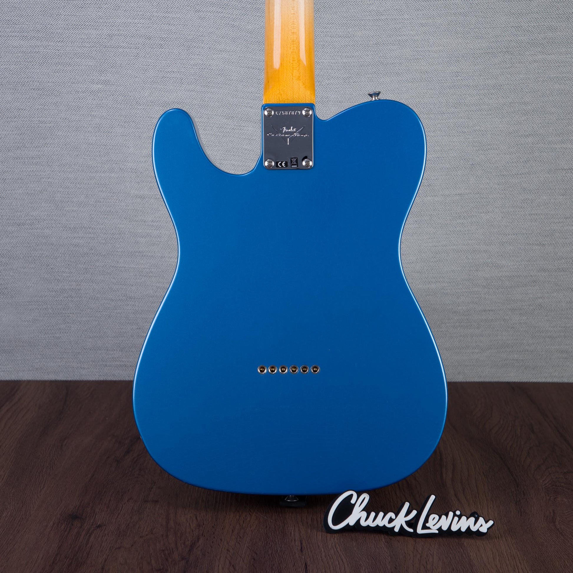 Fender Custom Shop 1961 Telecaster Electric Guitar Deluxe Closet Classic - Super Aged Lake Placid Blue - #CZ587879