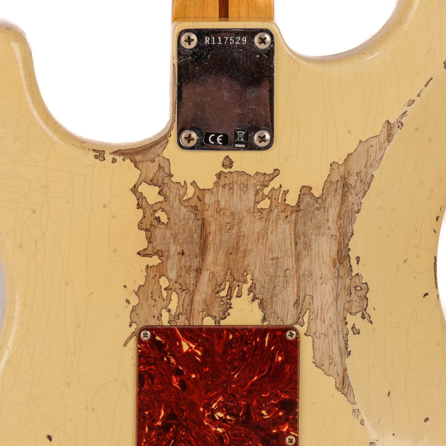 Fender Custom Shop 1956 Stratocaster Heavy Relic Guitar - Aged Vintage White - CHUCKSCLUSIVE - #R117529