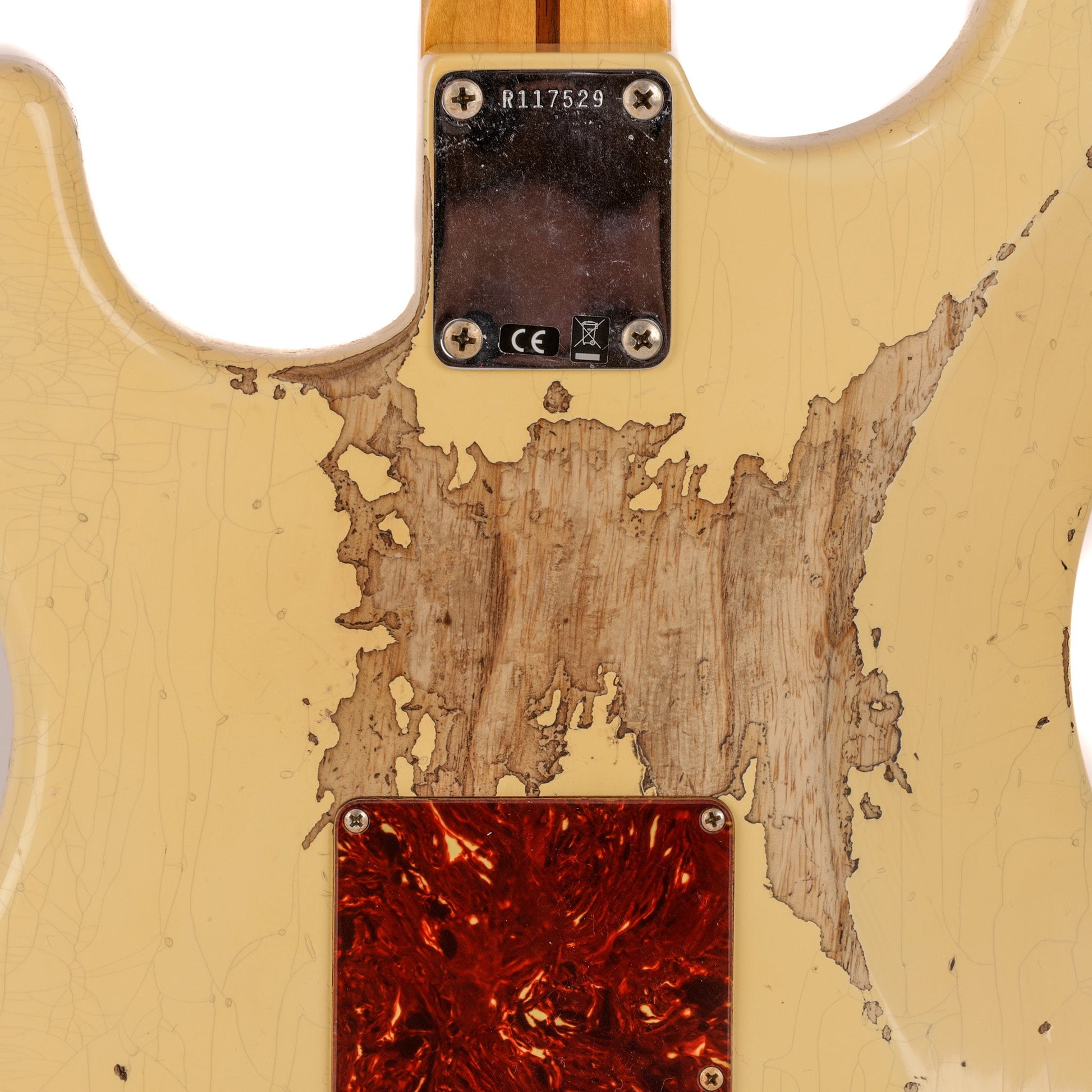 Fender Custom Shop 1956 Stratocaster Heavy Relic Guitar - Aged Vintage White - CHUCKSCLUSIVE - #R117529