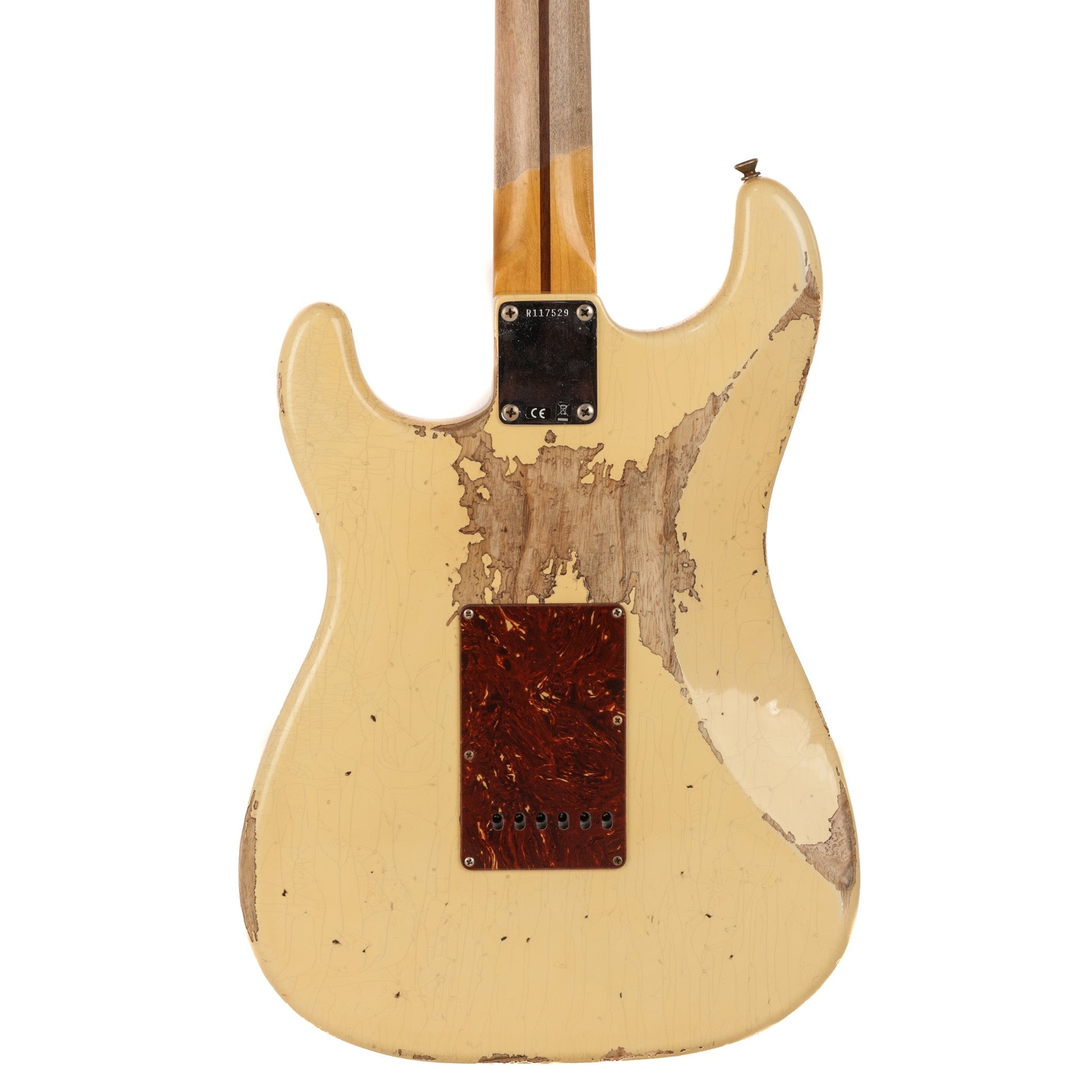 Fender Custom Shop 1956 Stratocaster Heavy Relic Guitar - Aged Vintage White - CHUCKSCLUSIVE - #R117529
